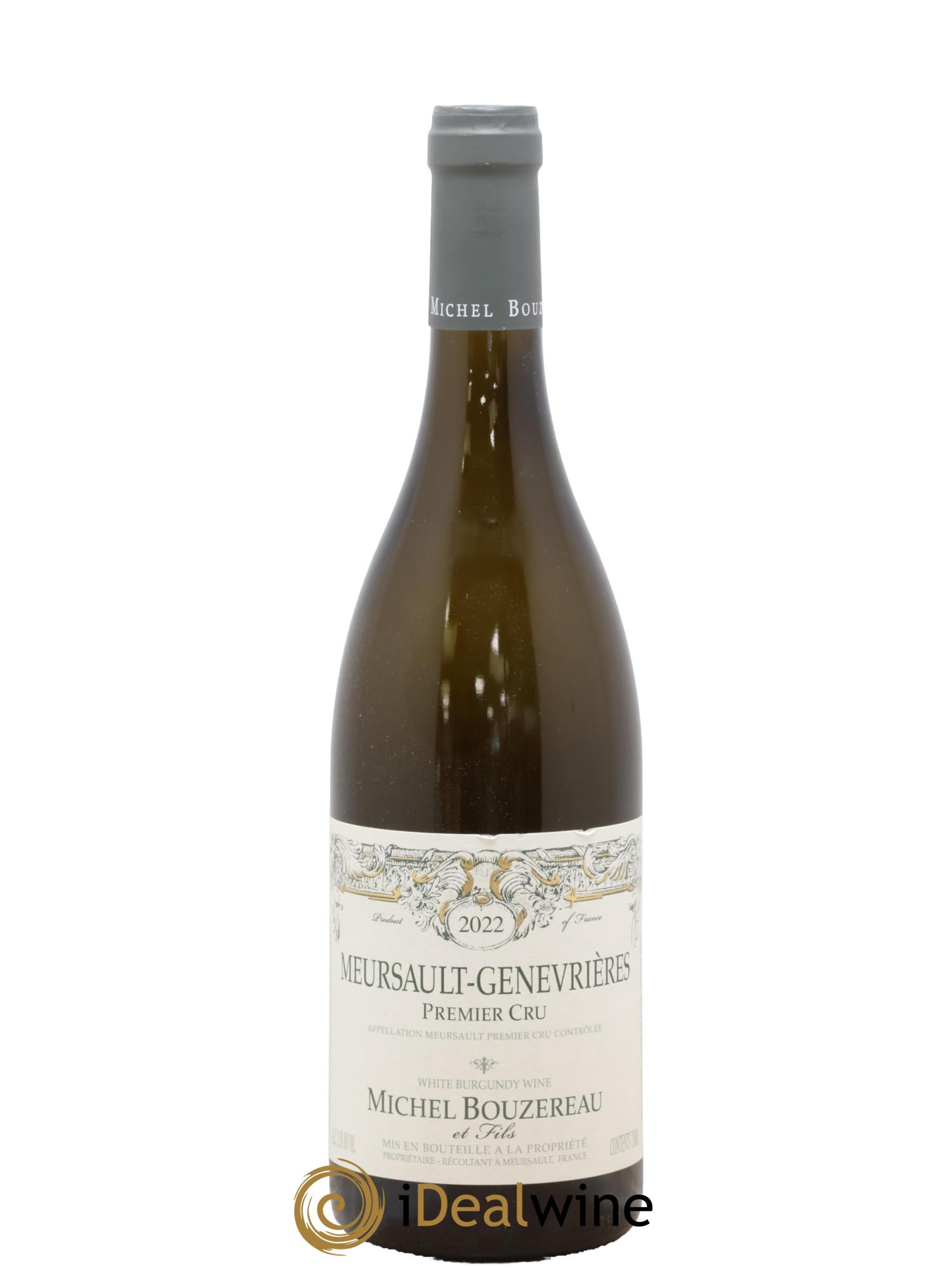 Meursault 1er Cru Les Genevrières Michel Bouzereau et Fils (Domaine) 2022 - Lot de 1 bouteille - 0
