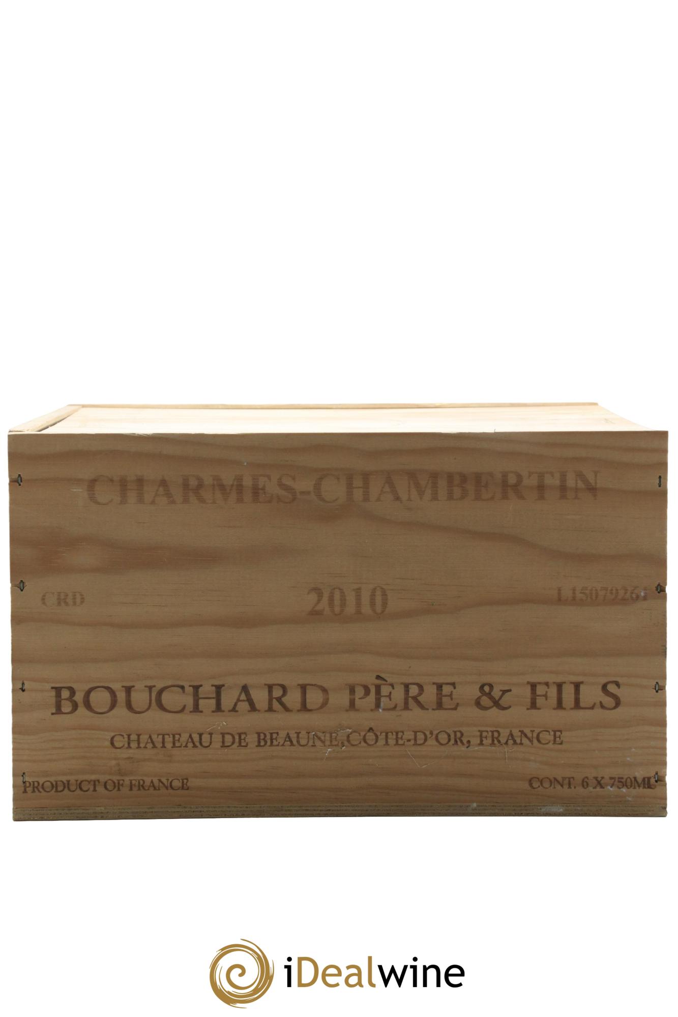 Charmes-Chambertin Grand Cru Bouchard Père & Fils 2010 - Lot de 6 bouteilles - 5
