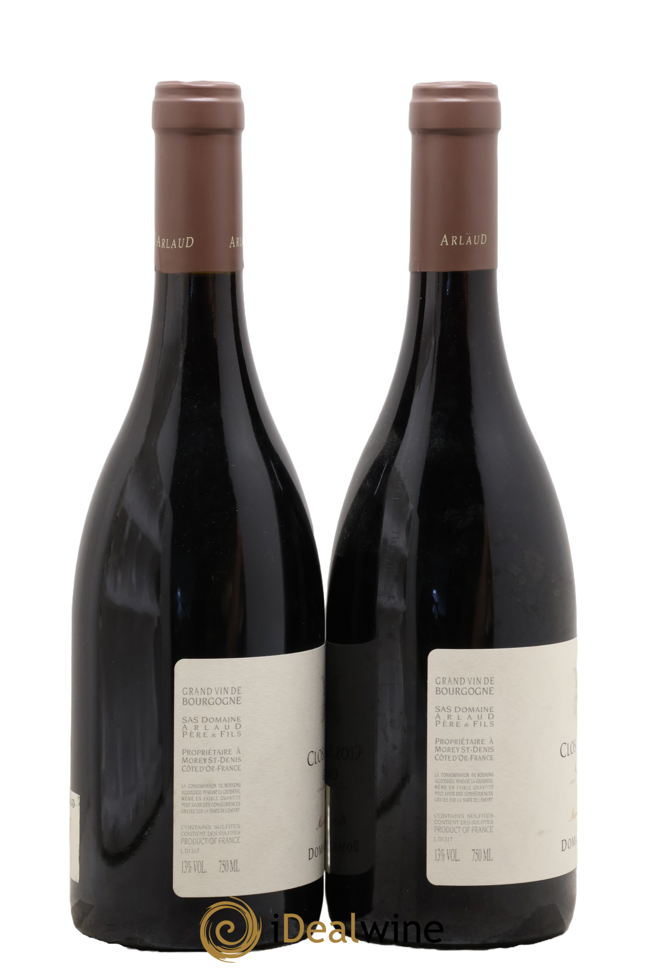 Clos Saint-Denis Grand Cru Arlaud 2013 - Lot of 2 bottles - 2