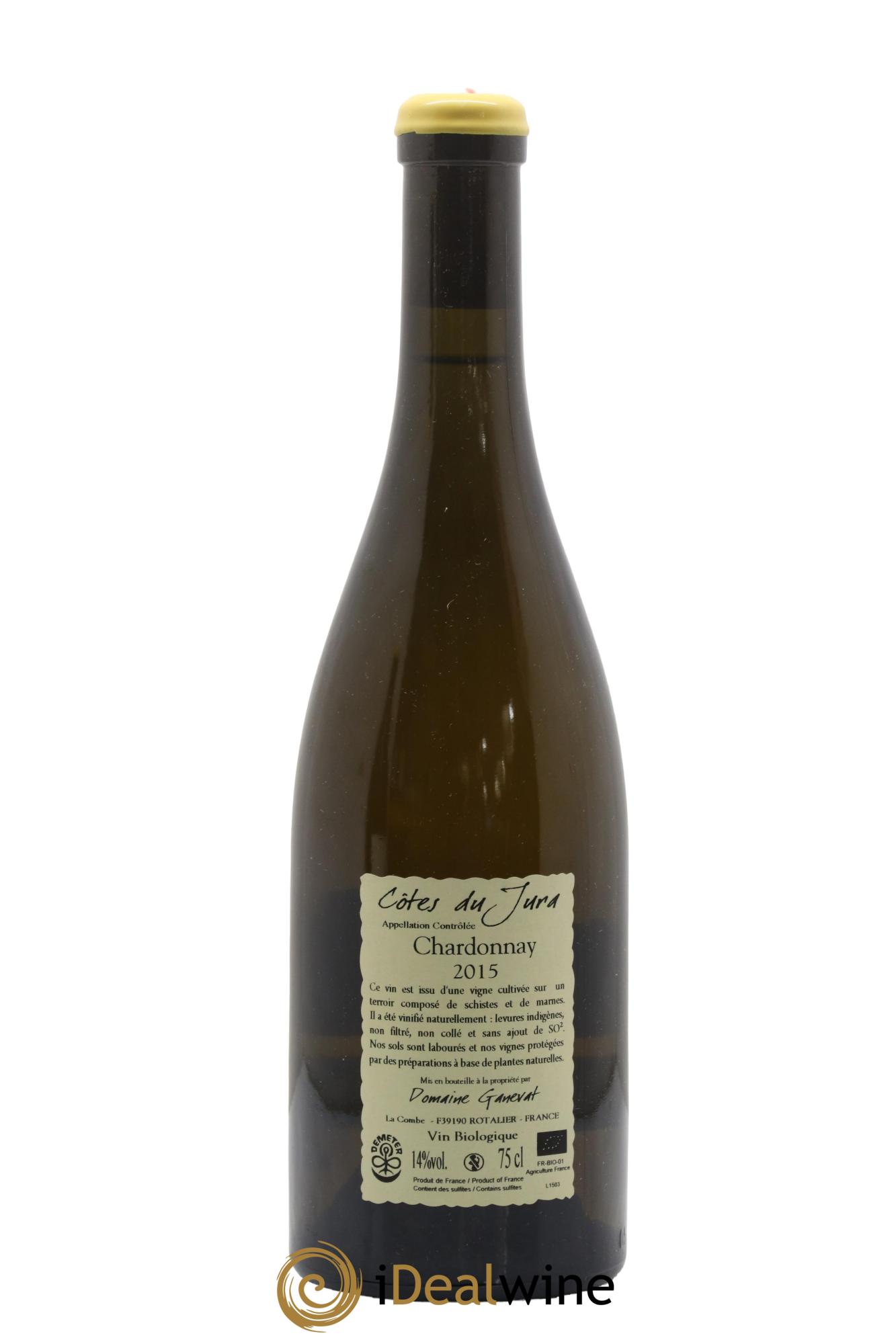 Côtes du Jura Grusse en Billat Jean-François Ganevat (Domaine) 2015 - Lot of 1 bottle - 1
