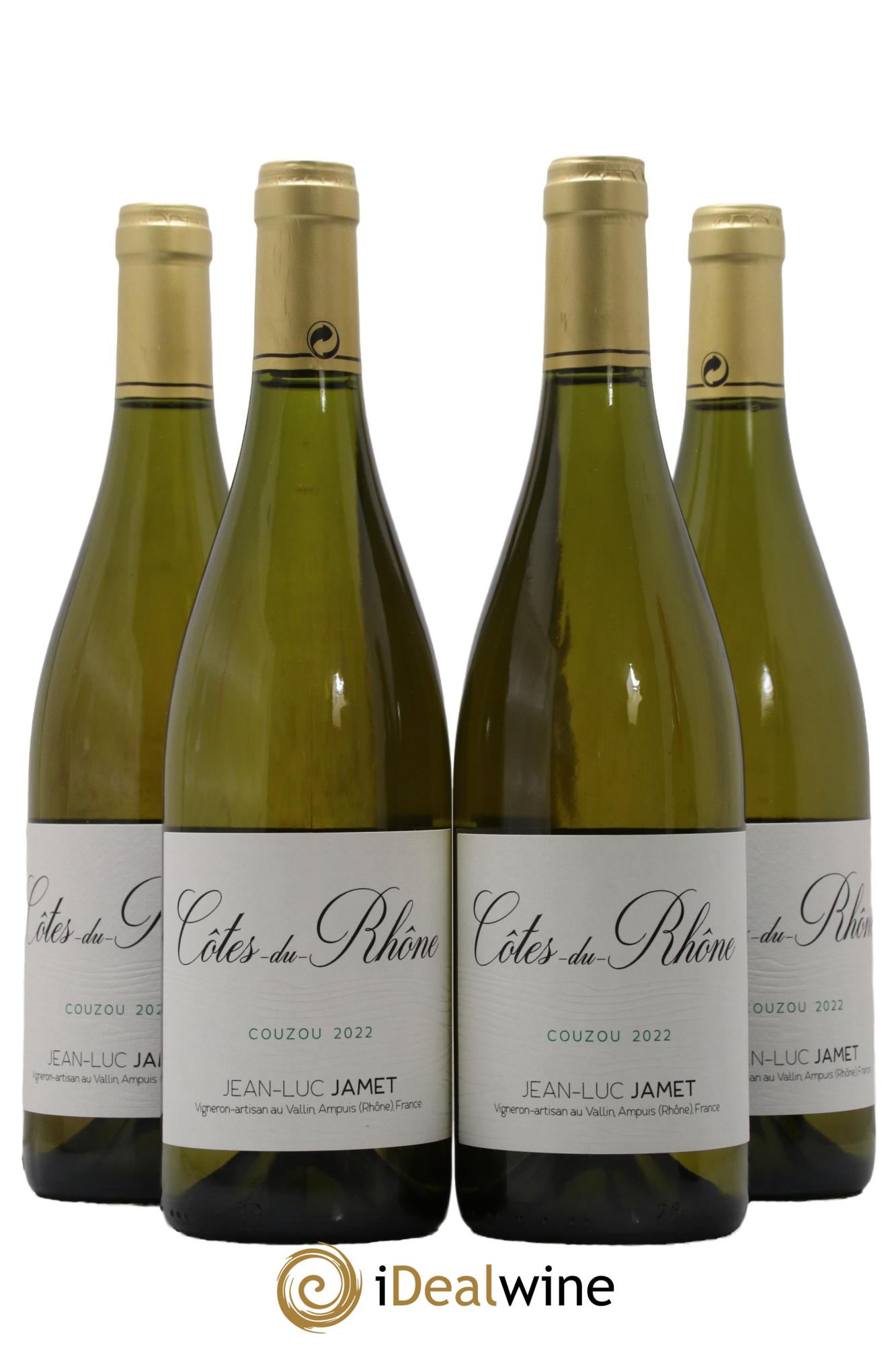 Côtes-du-Rhône Couzou Jean-Luc Jamet 2022 - Lot de 4 bouteilles - 0