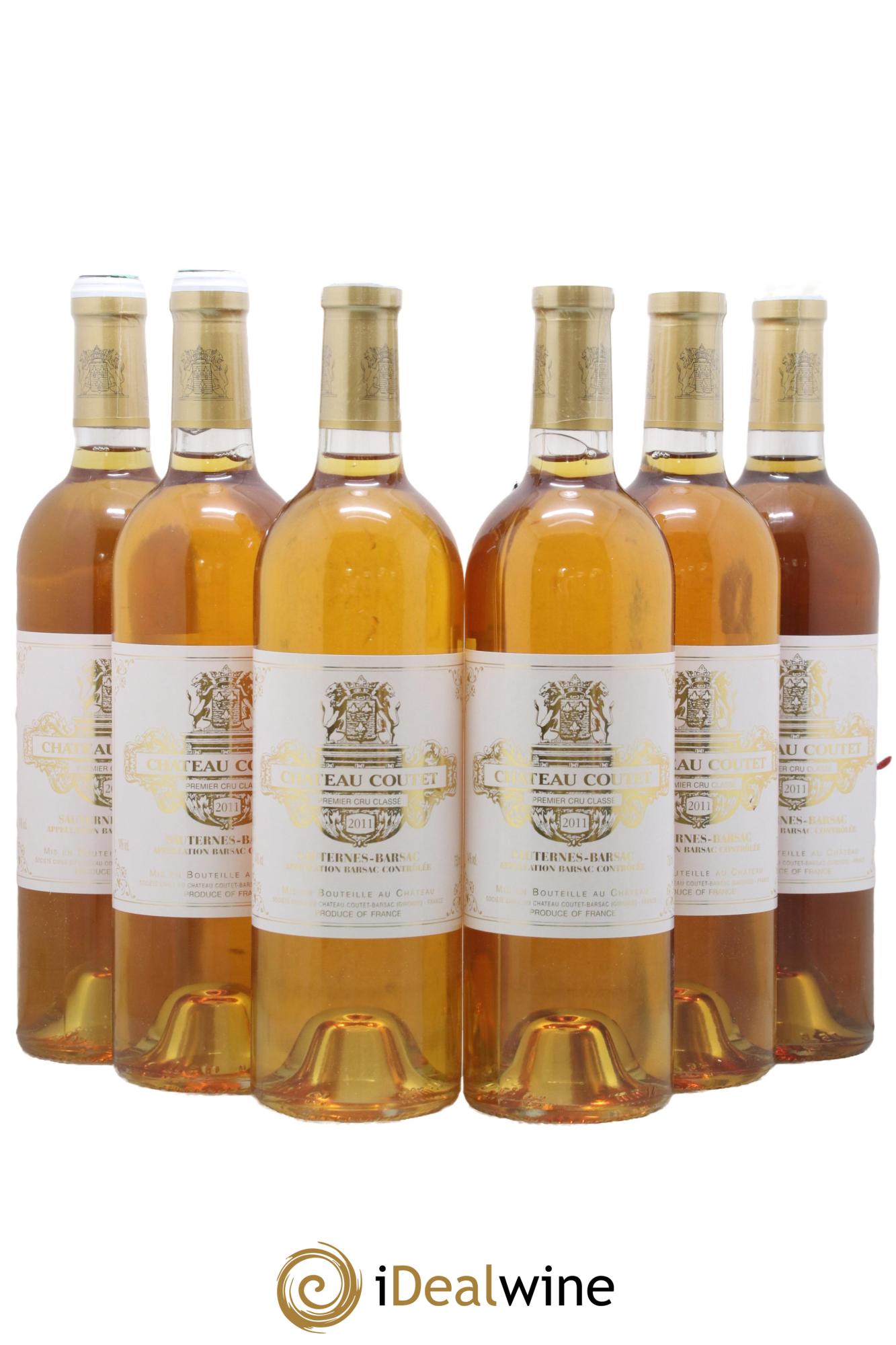 Château Coutet 1er Grand Cru Classé 2011 - Lotto di 6 bottiglie - 0