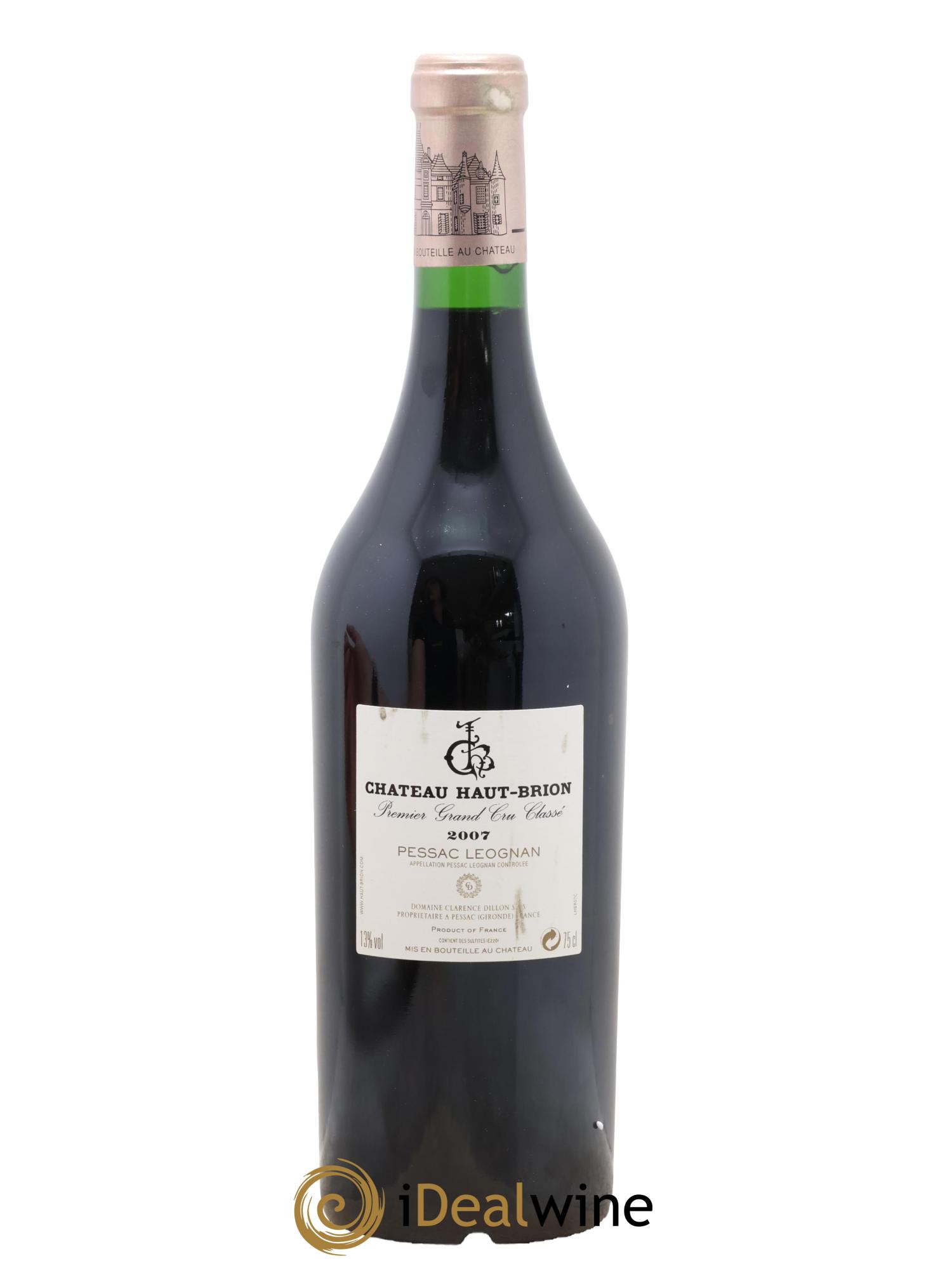 Château Haut Brion 1er Grand Cru Classé 2007 - Lotto di 1 bottiglia - 1