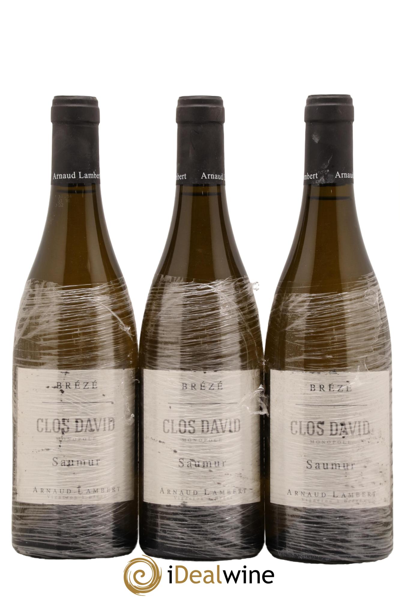 Saumur Brézé Clos David Arnaud Lambert 2014 - Lot de 3 bouteilles - 0