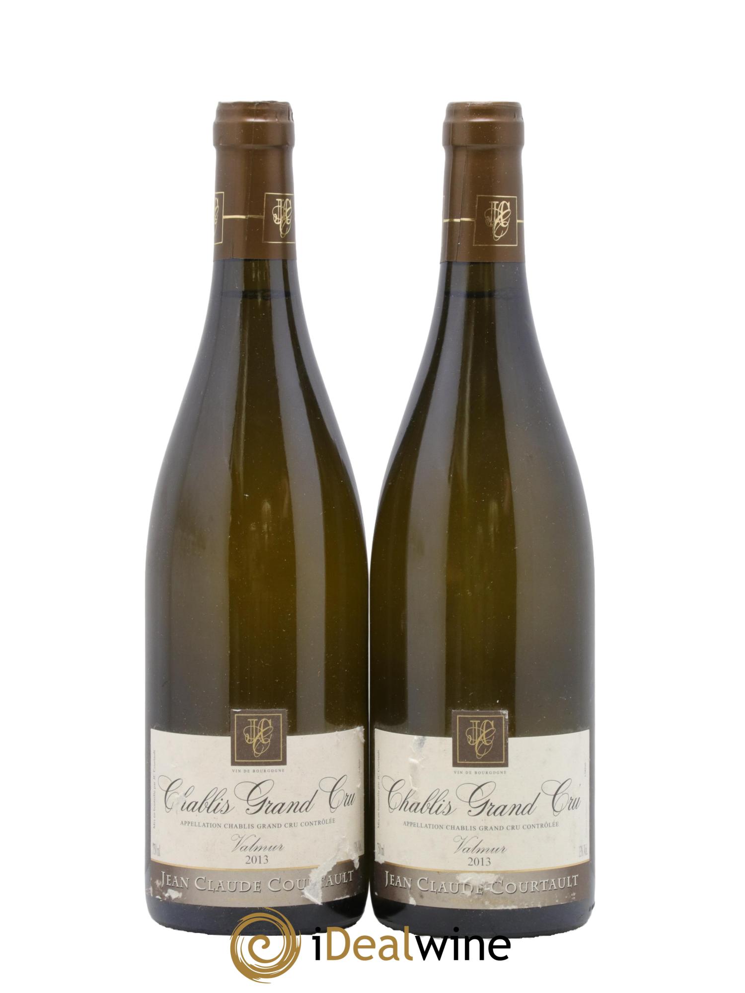 Chablis Grand Cru Valmur Courtault 2013 - Lotto di 2 bottiglie - 0