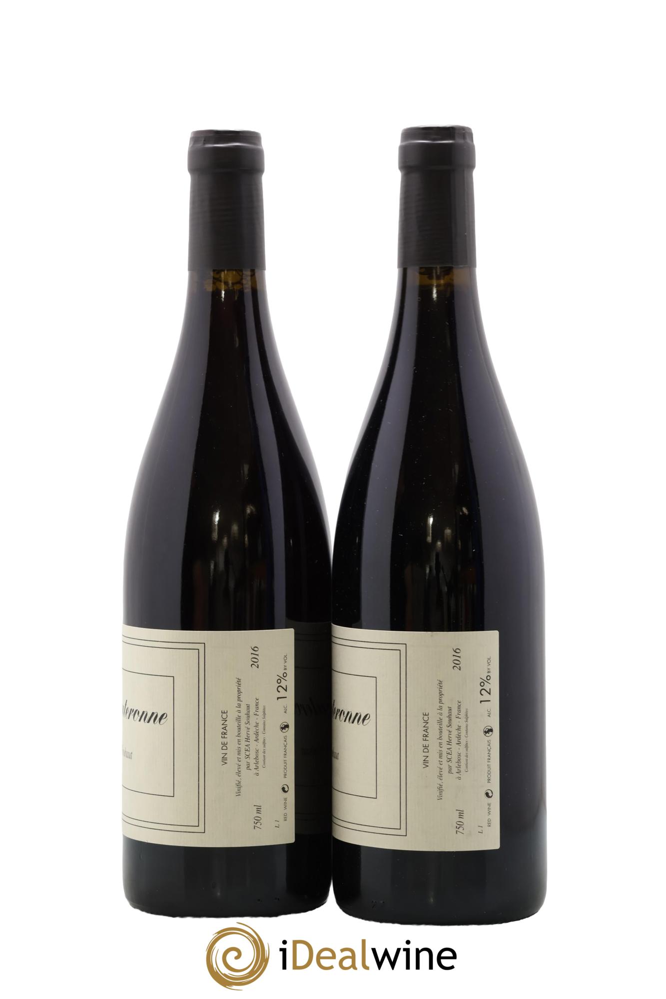 Vin de France La Souteronne Hervé Souhaut - Domaine Romaneaux-Destezet 2016 - Posten von 2 Flaschen - 1