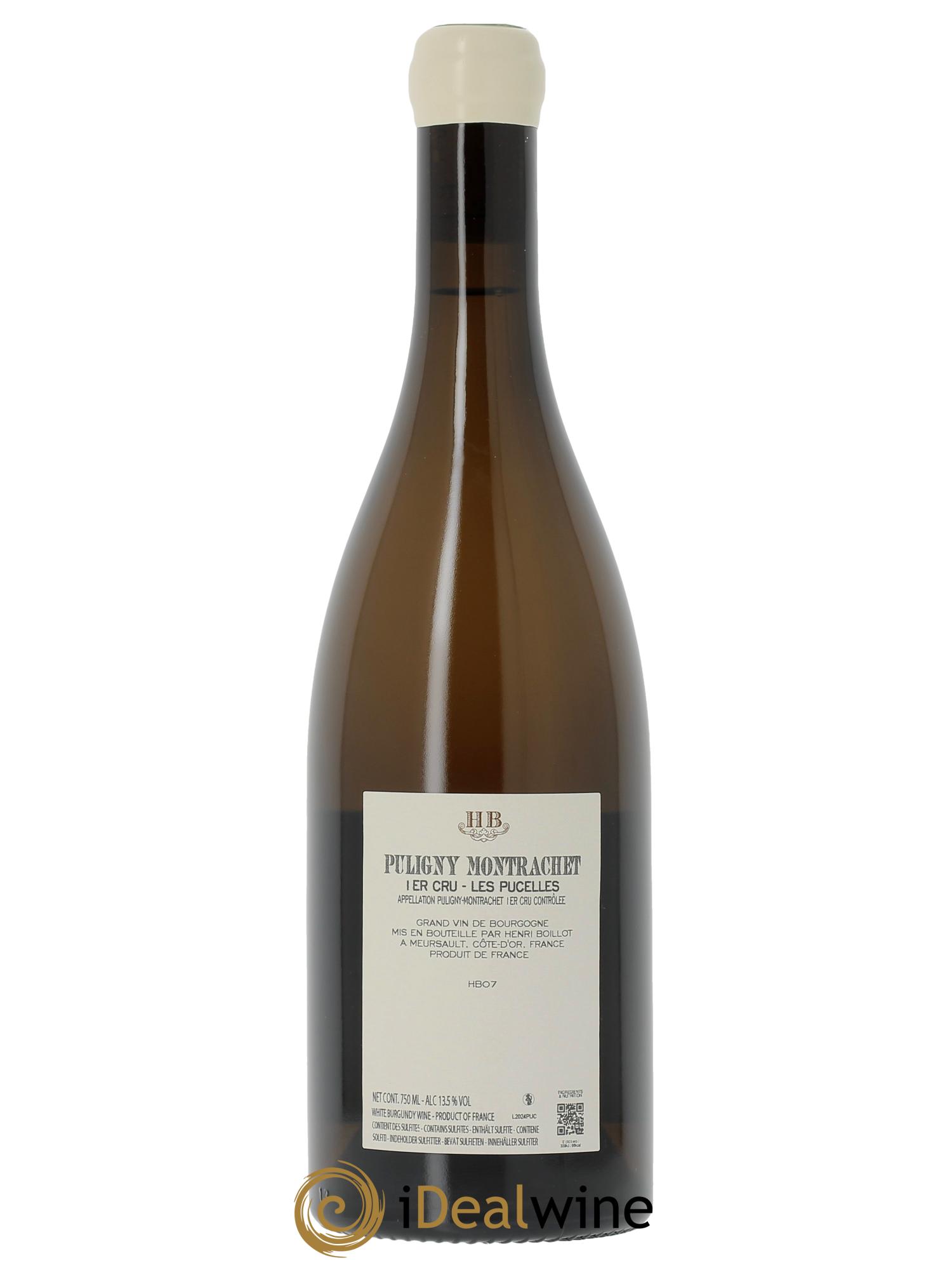 Puligny-Montrachet 1er Cru Les Pucelles Henri Boillot (Domaine)  2024 - Lotto di 1 bottiglia - 1