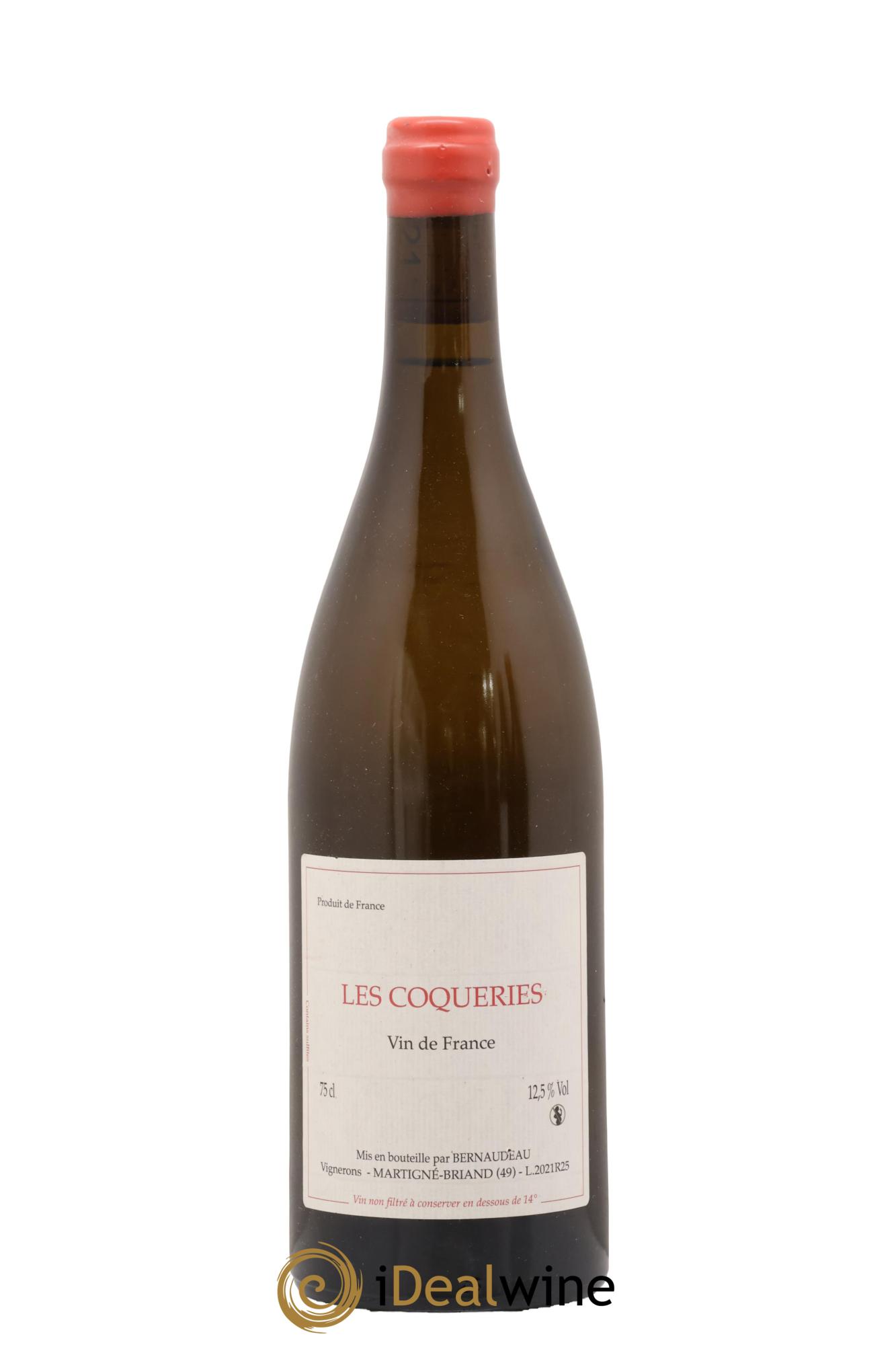 Vin de France Les Coqueries Stéphane Bernaudeau (Domaine) 2021 - Lot de 1 bouteille - 0