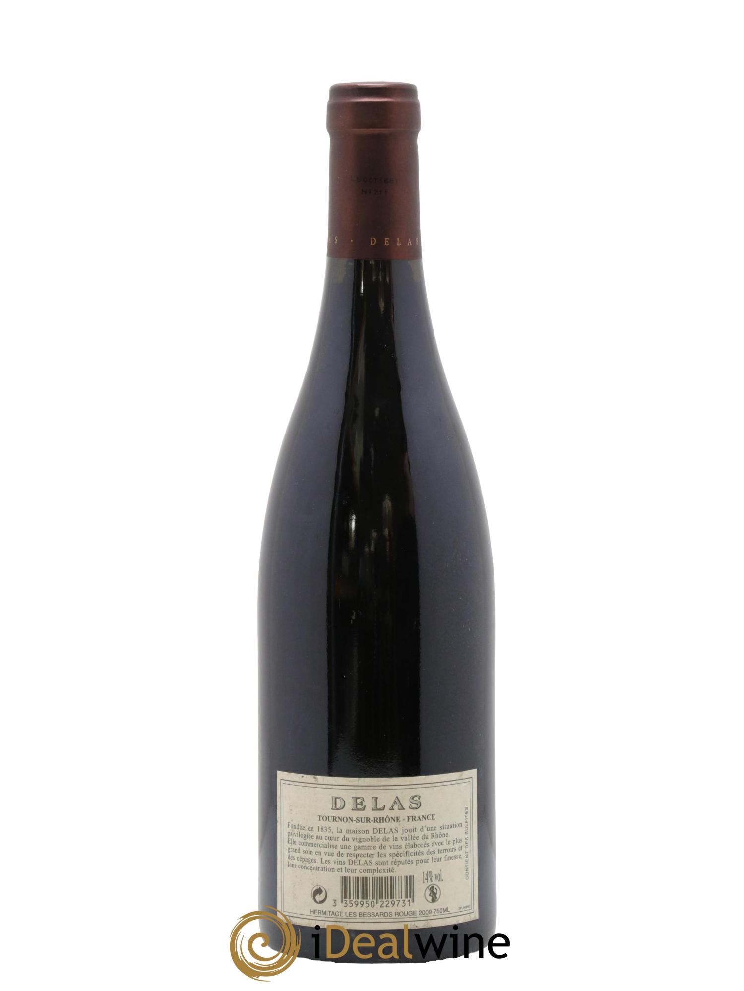Hermitage Les Bessards Delas Frères 2009 - Lot de 1 bouteille - 1