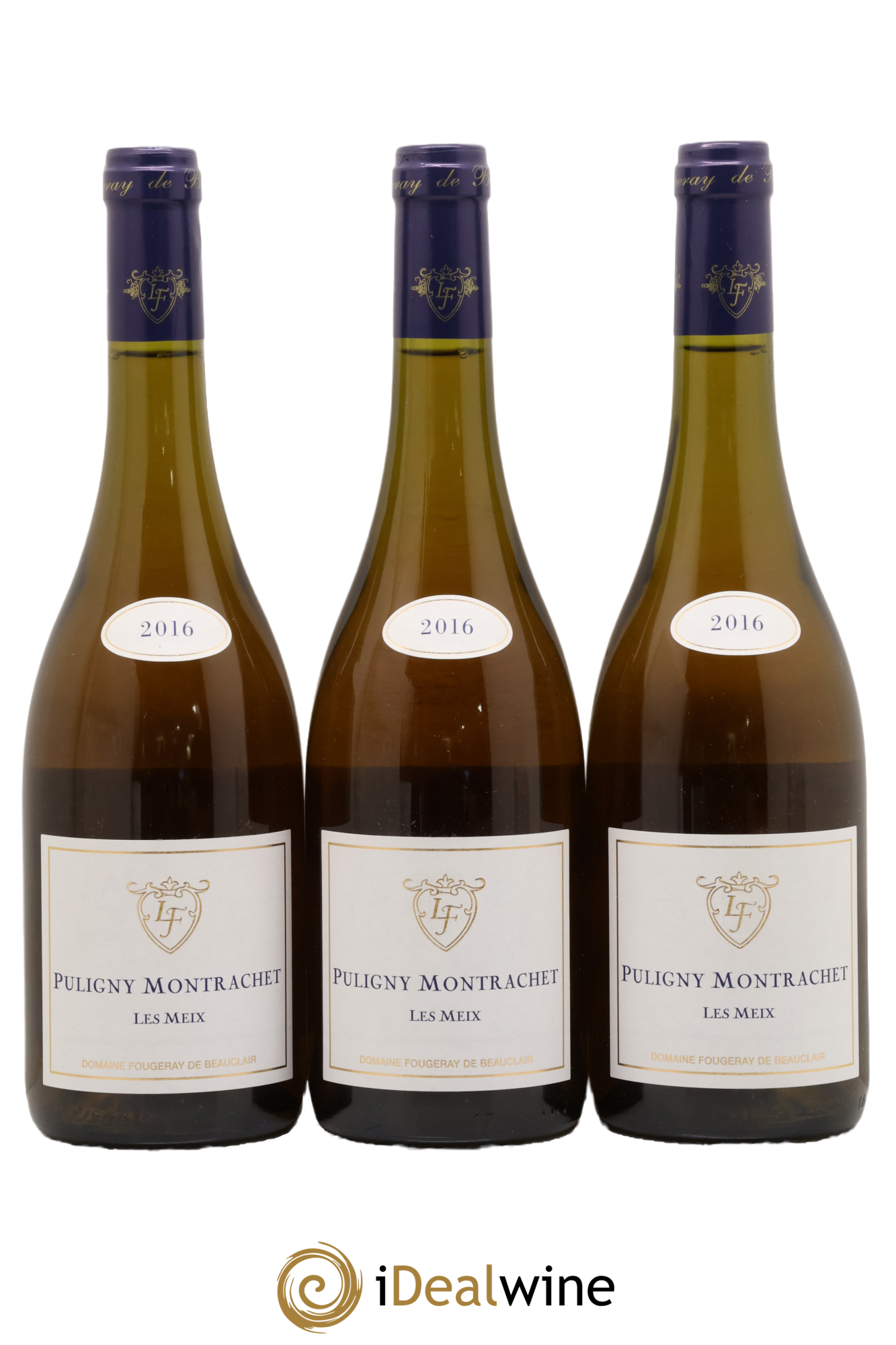 Puligny-Montrachet Les Meix Fougeray de Beauclair 2016 - Lot de 3 bouteilles - 0