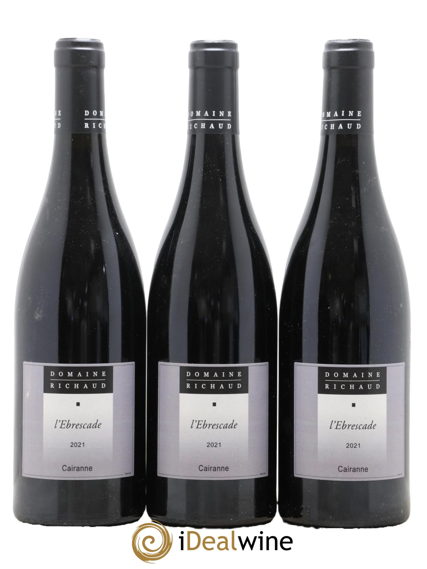 Cairanne Ebrescade Marcel Richaud 2021 - Lot de 3 bouteilles - 0