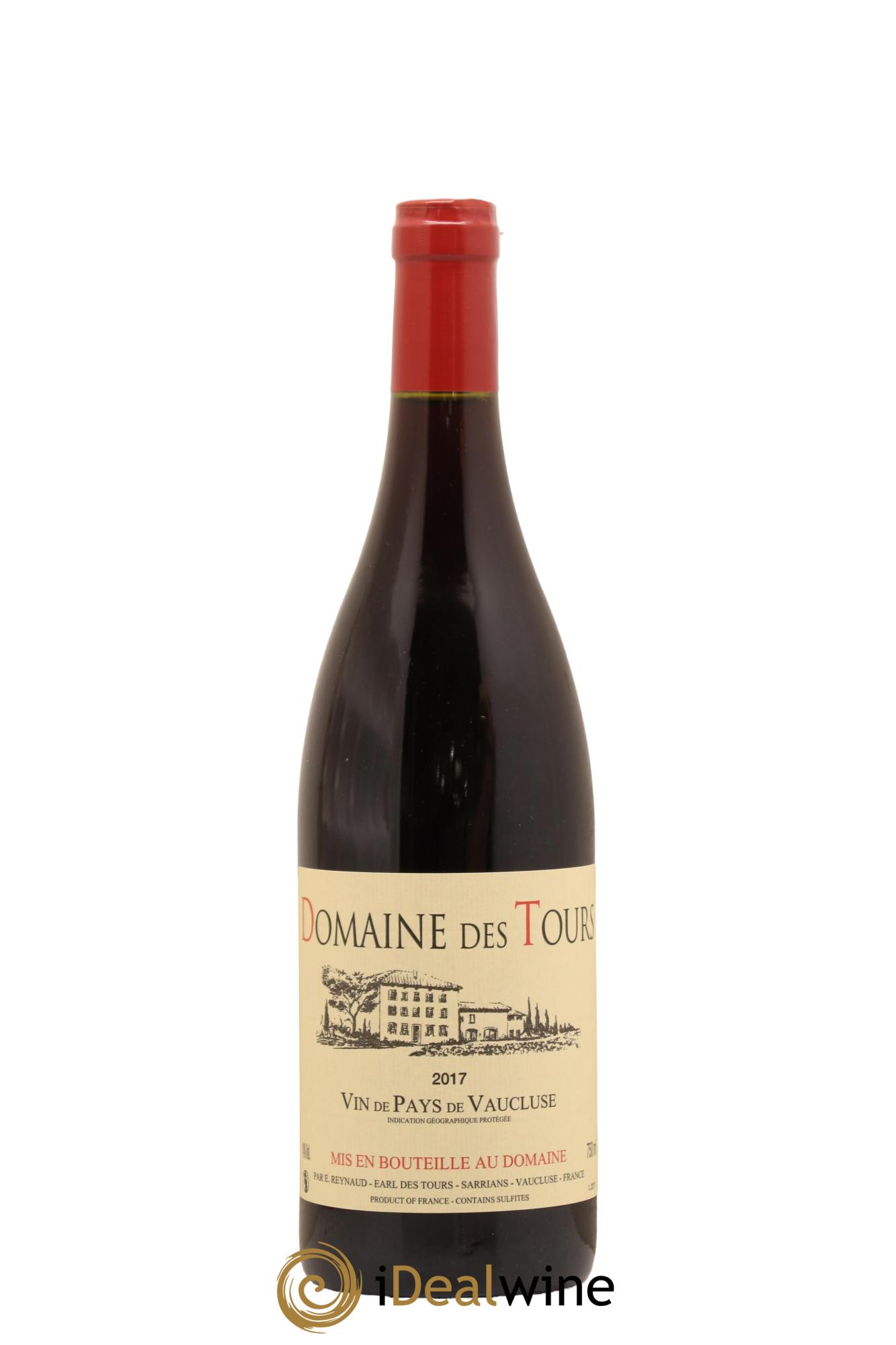 Vaucluse (Vin de Pays de Vaucluse) Domaine des Tours Emmanuel Reynaud 2017 - Lot de 1 bouteille - 0