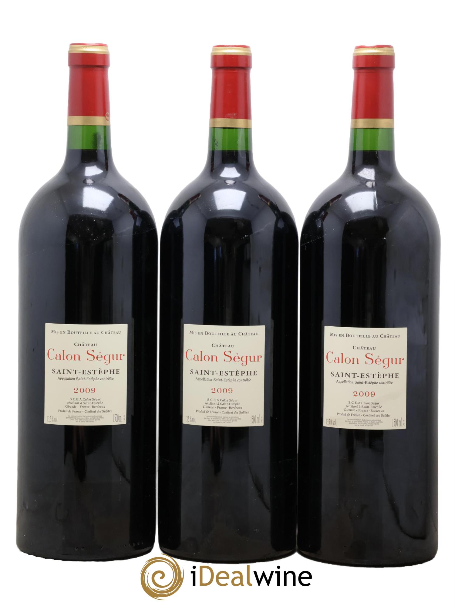 Château Calon Ségur 3ème Grand Cru Classé 2009 - Lotto di 3 magnum - 1