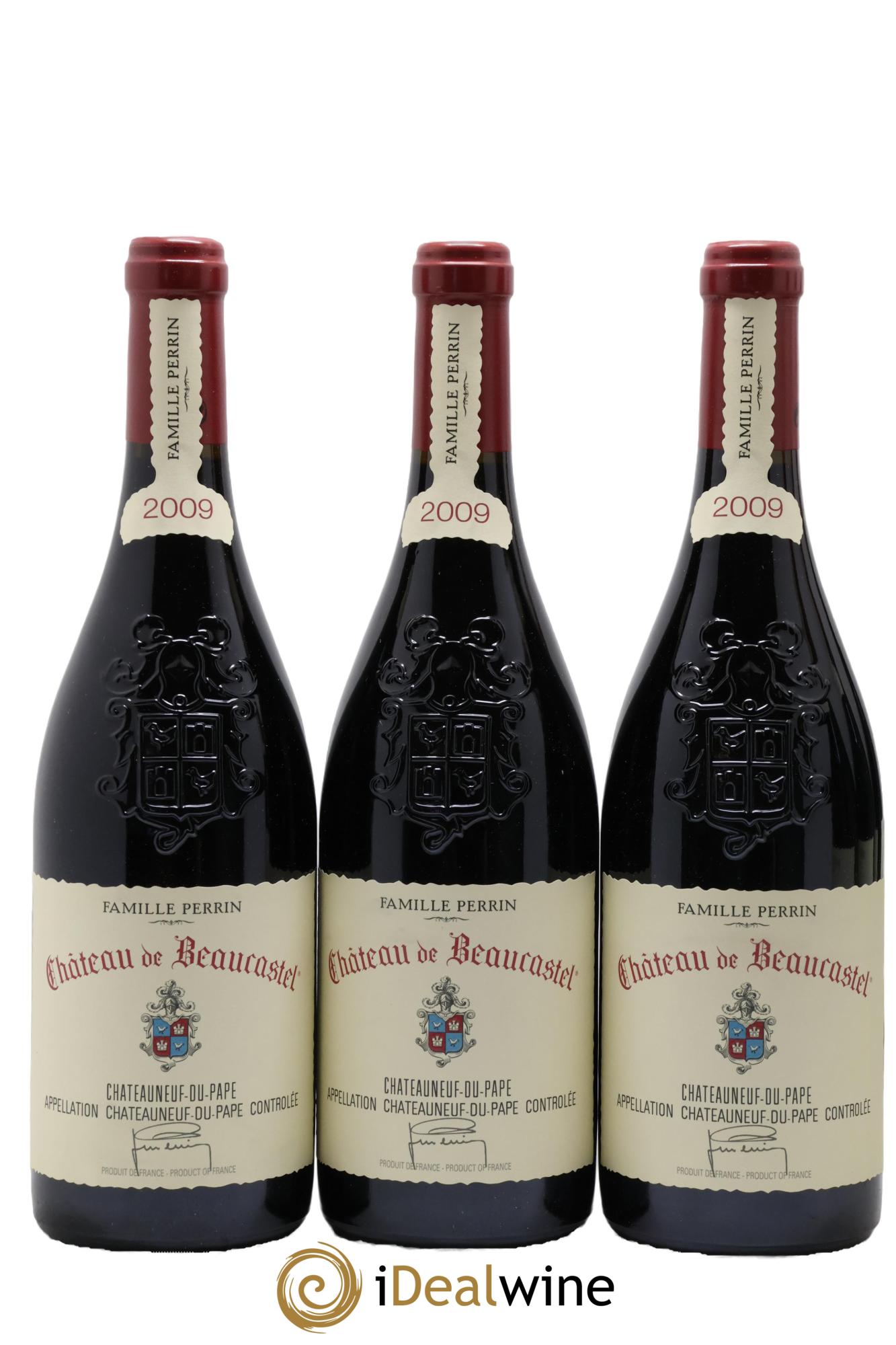 Châteauneuf-du-Pape Château de Beaucastel Famille Perrin 2009 - Lot de 6 bouteilles - 1