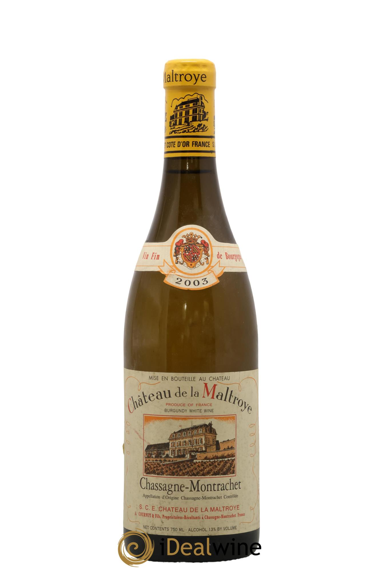 Chassagne-Montrachet Château de la Maltroye 2003 - Lot of 1 bottle - 0
