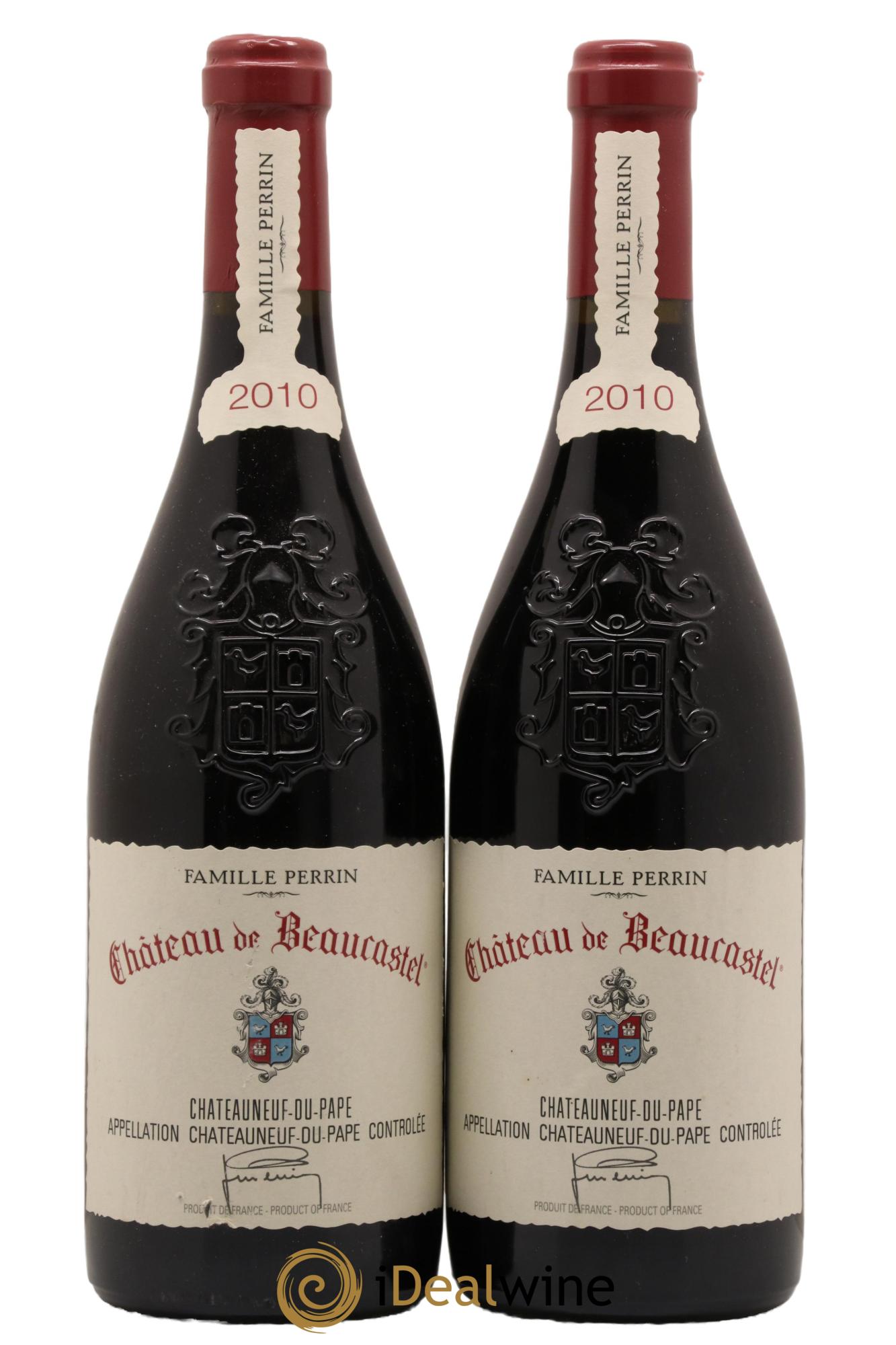 Châteauneuf-du-Pape Château de Beaucastel Famille Perrin 2010 - Lot de 2 bouteilles - 0
