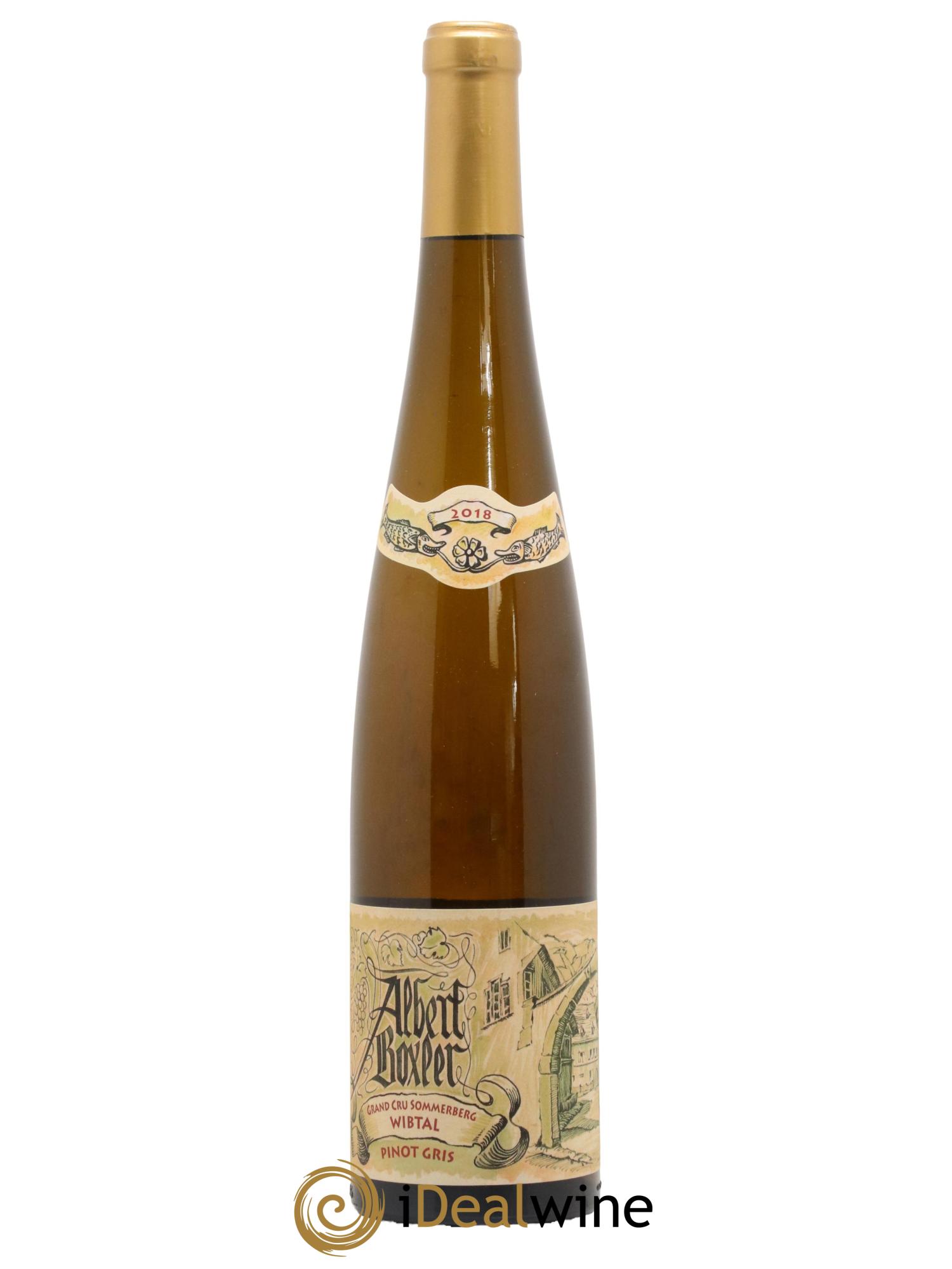Alsace Pinot Gris Wiptal Grand Cru Sommerberg W Albert Boxler 2018 - Lot de 1 bouteille - 0