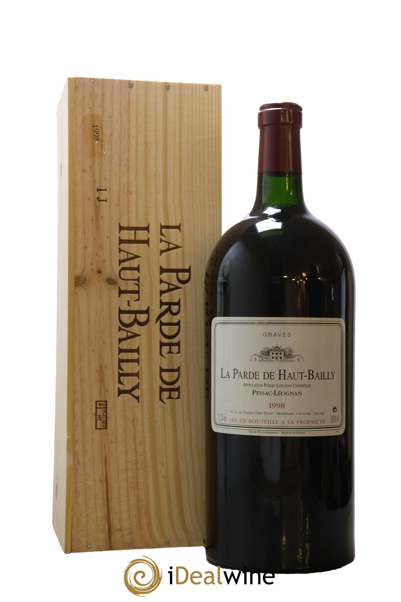 Haut Bailly II (Anciennement La Parde de Haut-Bailly) Second Vin 1998 - Lot de 1 jeroboam - 1