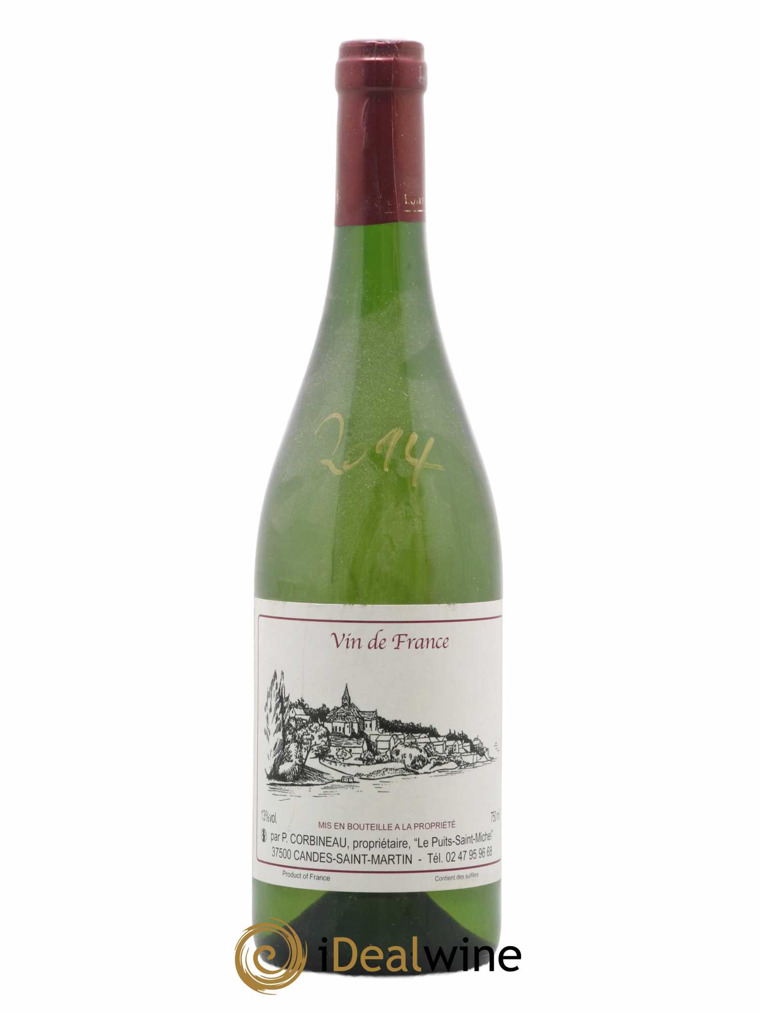 Vin de France Patrick Corbineau (Domaine) 2014 - Lot de 1 bouteille - 0