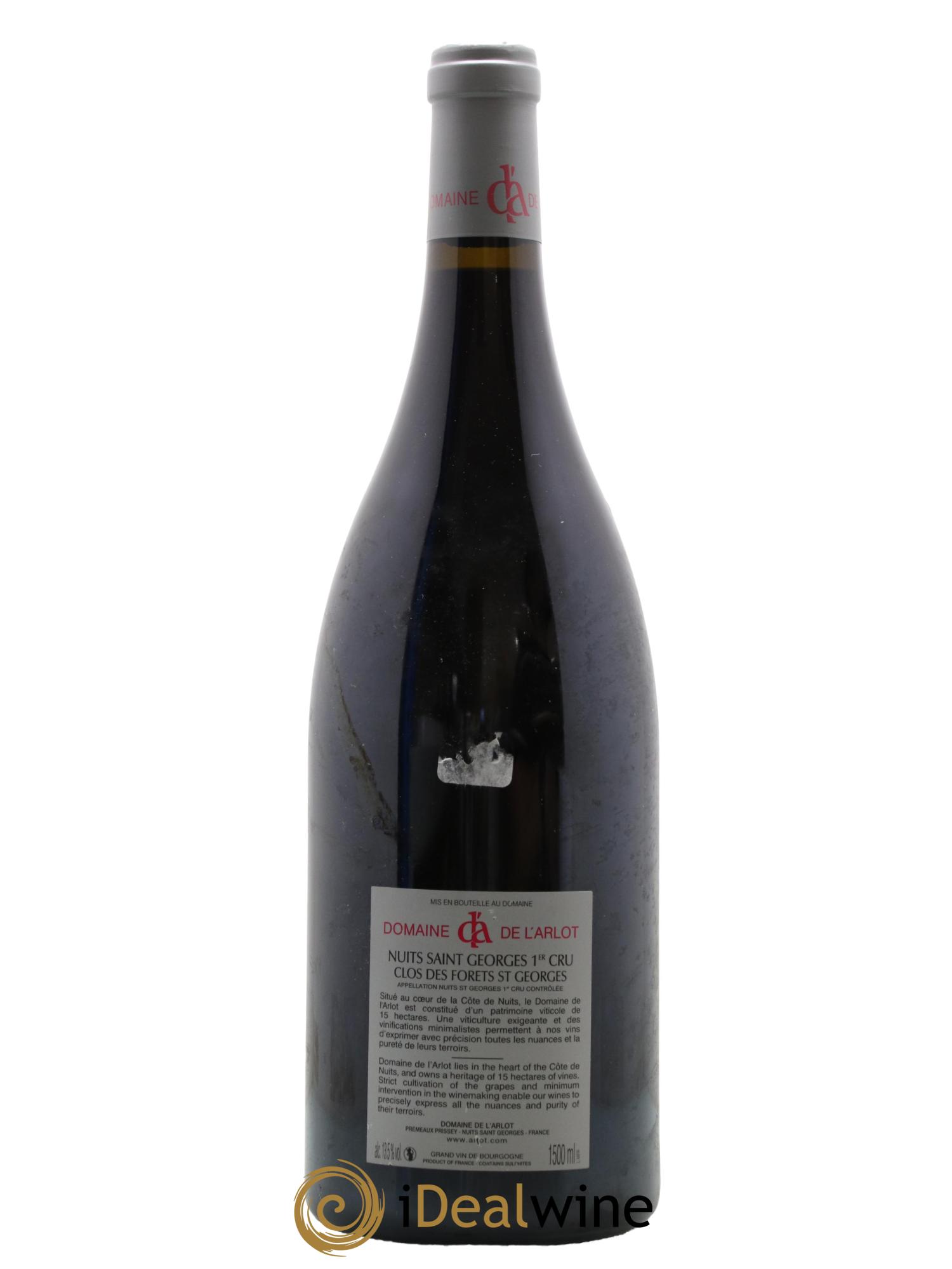 Nuits-Saint-Georges 1er Cru Clos des Forêts Saint-Georges Domaine de l'Arlot 2018 - Lot de 1 magnum - 1