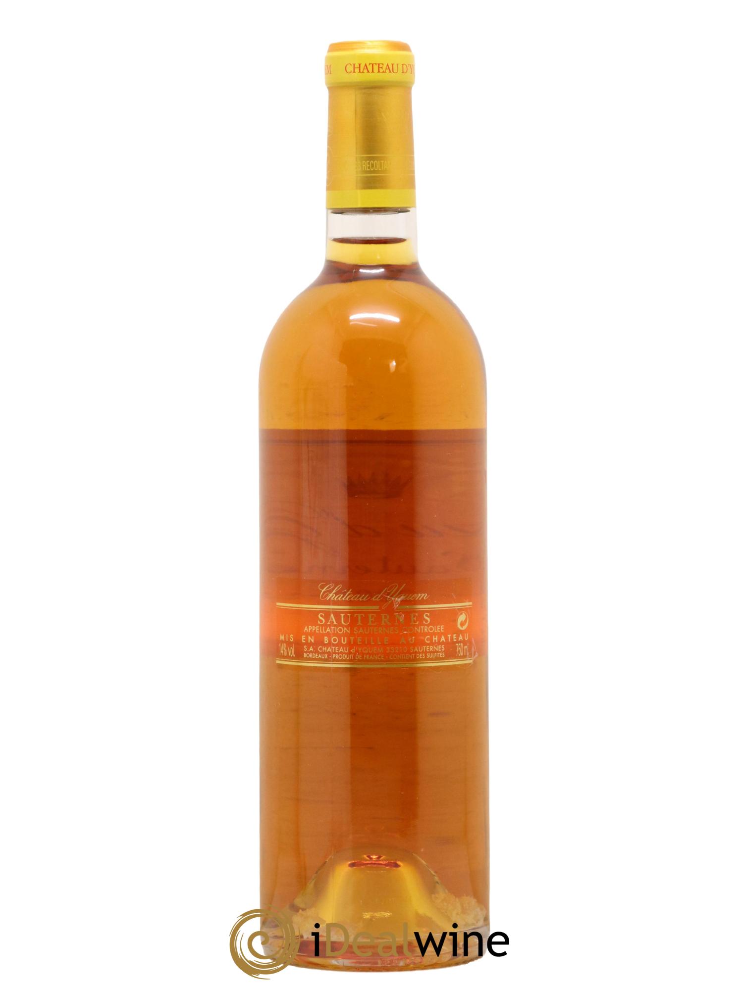 Château d' Yquem 1er Cru Classé Supérieur 2003 - Lot de 1 bouteille - 1