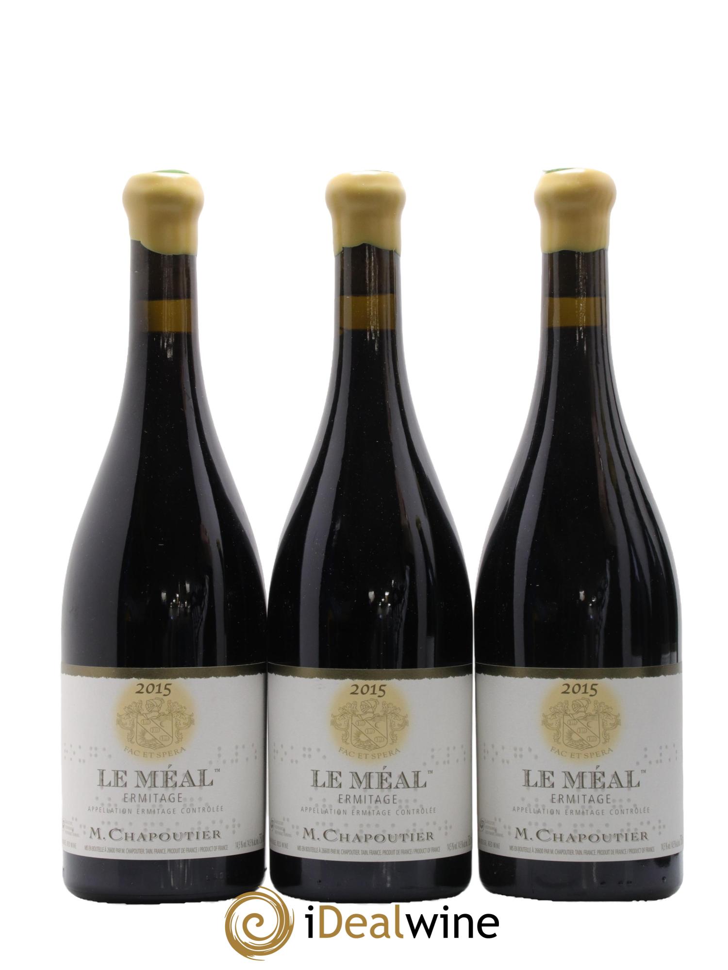 Hermitage Ermitage Le Méal Chapoutier 2015 - Lot de 6 bouteilles - 1