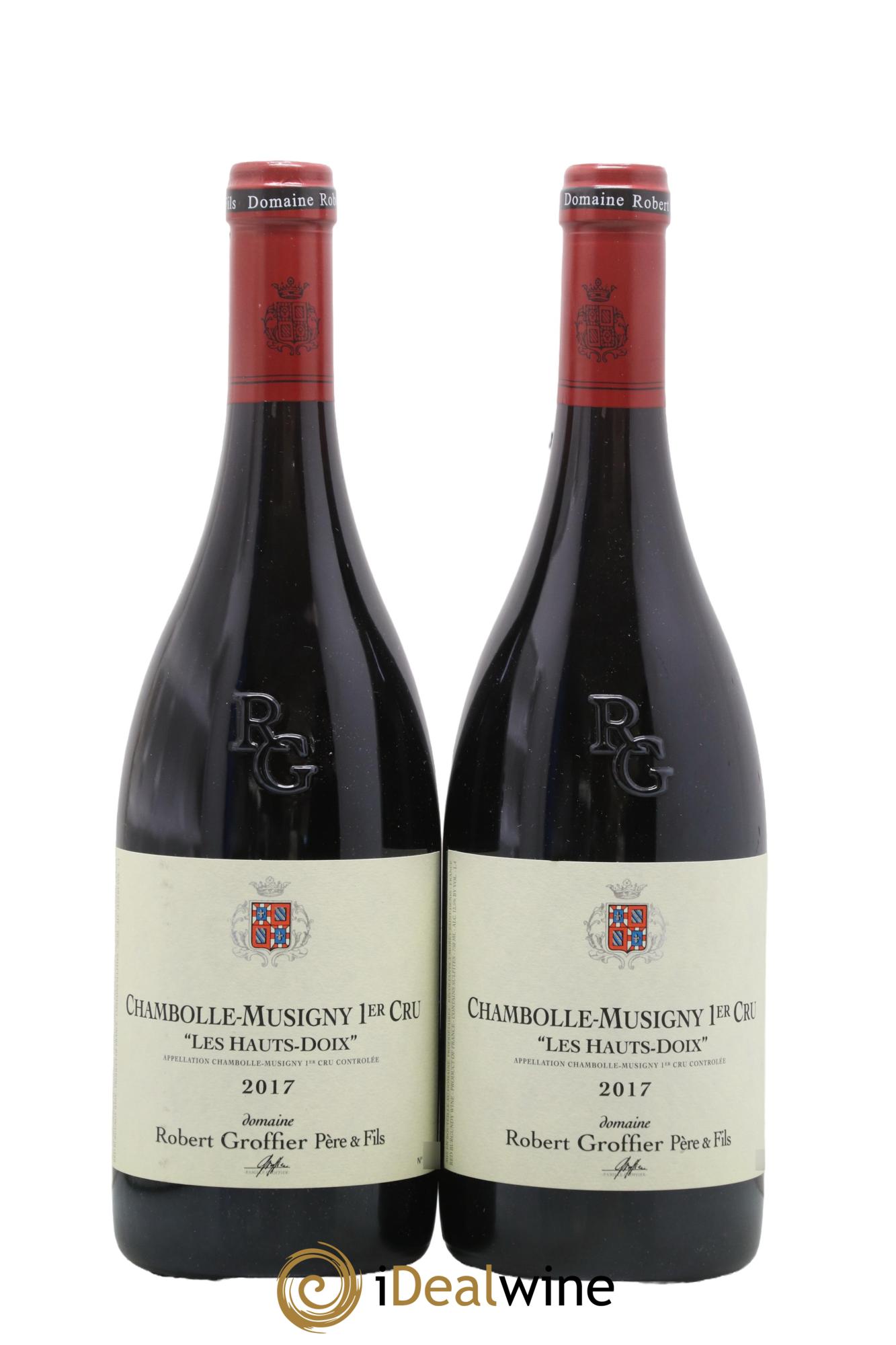 Chambolle-Musigny 1er Cru Les Hauts Doix Robert Groffier Père & Fils (Domaine) 2017 - Lotto di 2 bottiglie - 0