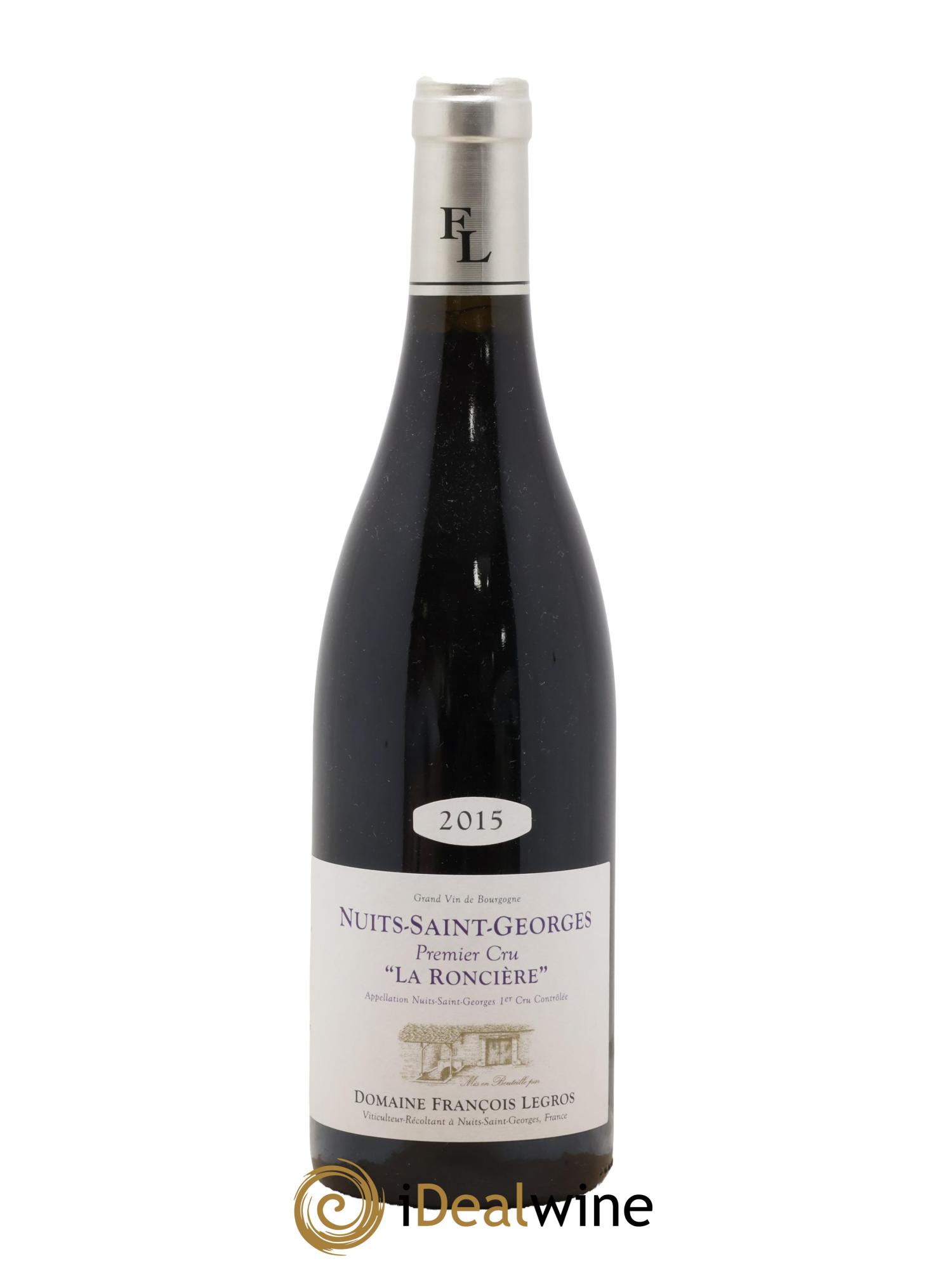 Nuits-Saint-Georges 1er Cru La Roncière François Legros 2015 - Lot de 1 bouteille - 0
