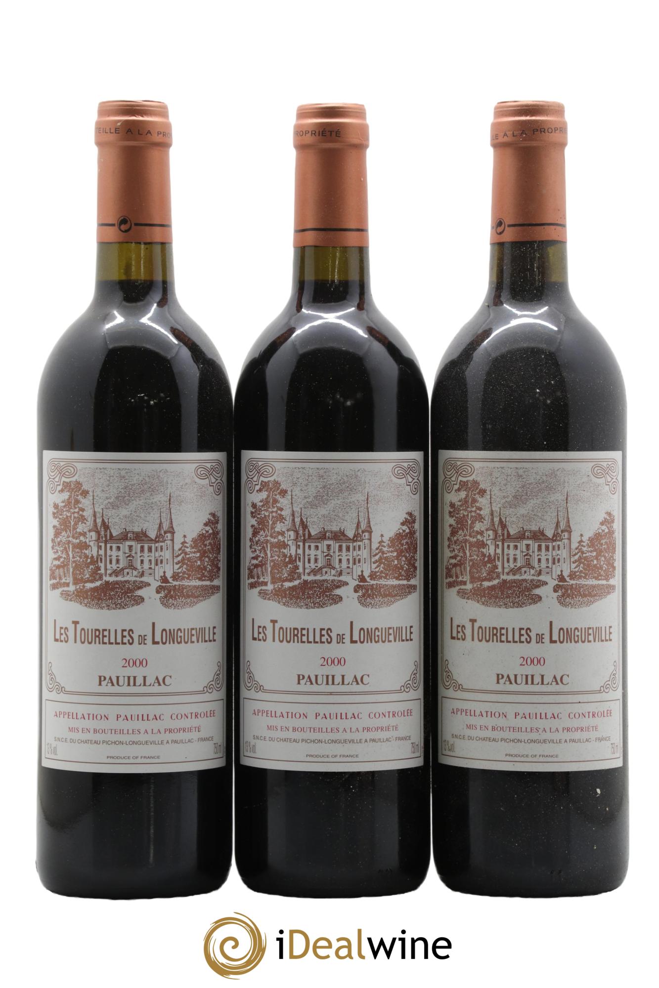 Les Tourelles de Longueville Second Vin 2000 - Posten von 6 Flaschen - 1