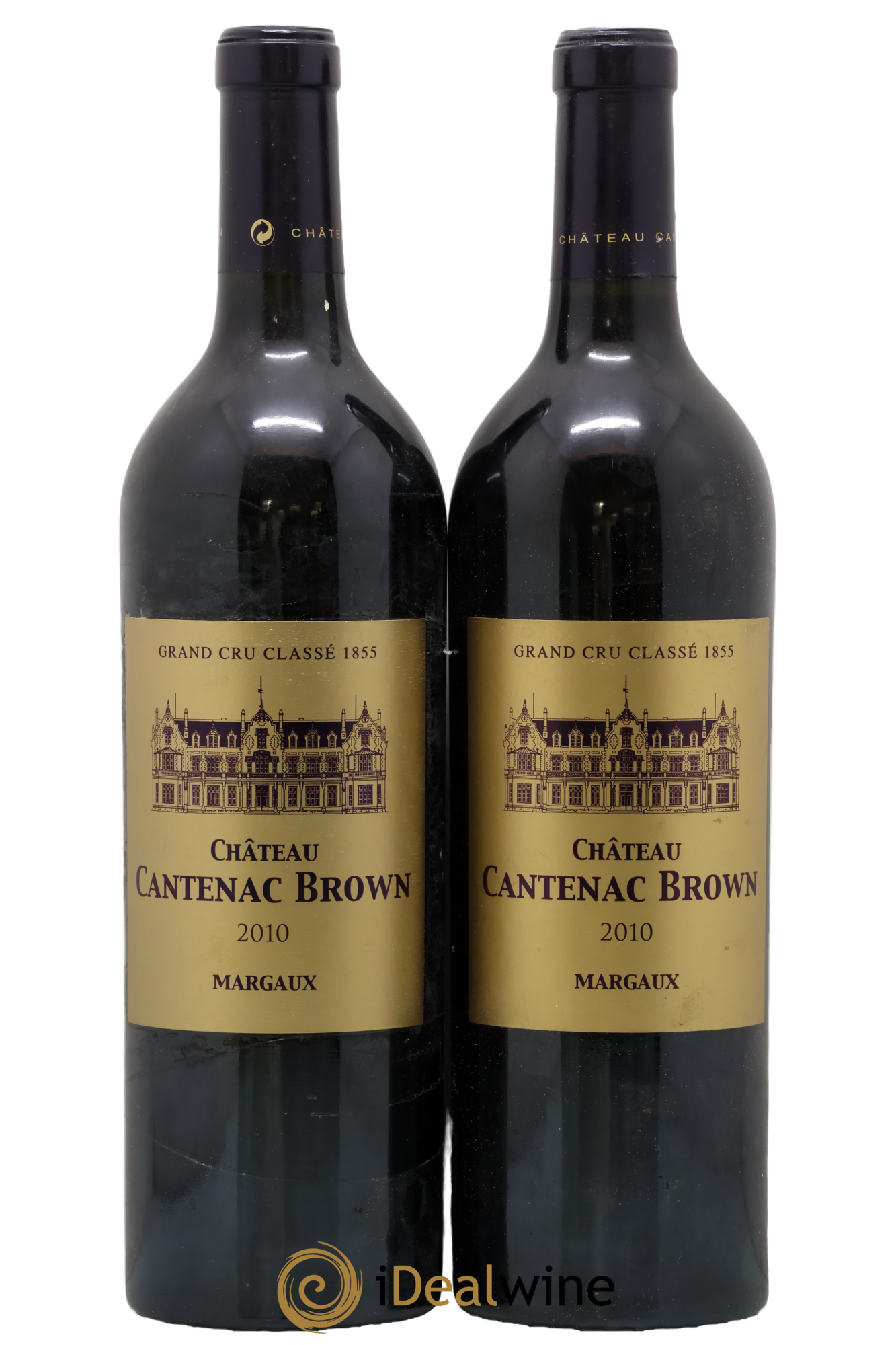 Château Cantenac Brown 3ème Grand Cru Classé 2010 - Lot de 2 bouteilles - 0