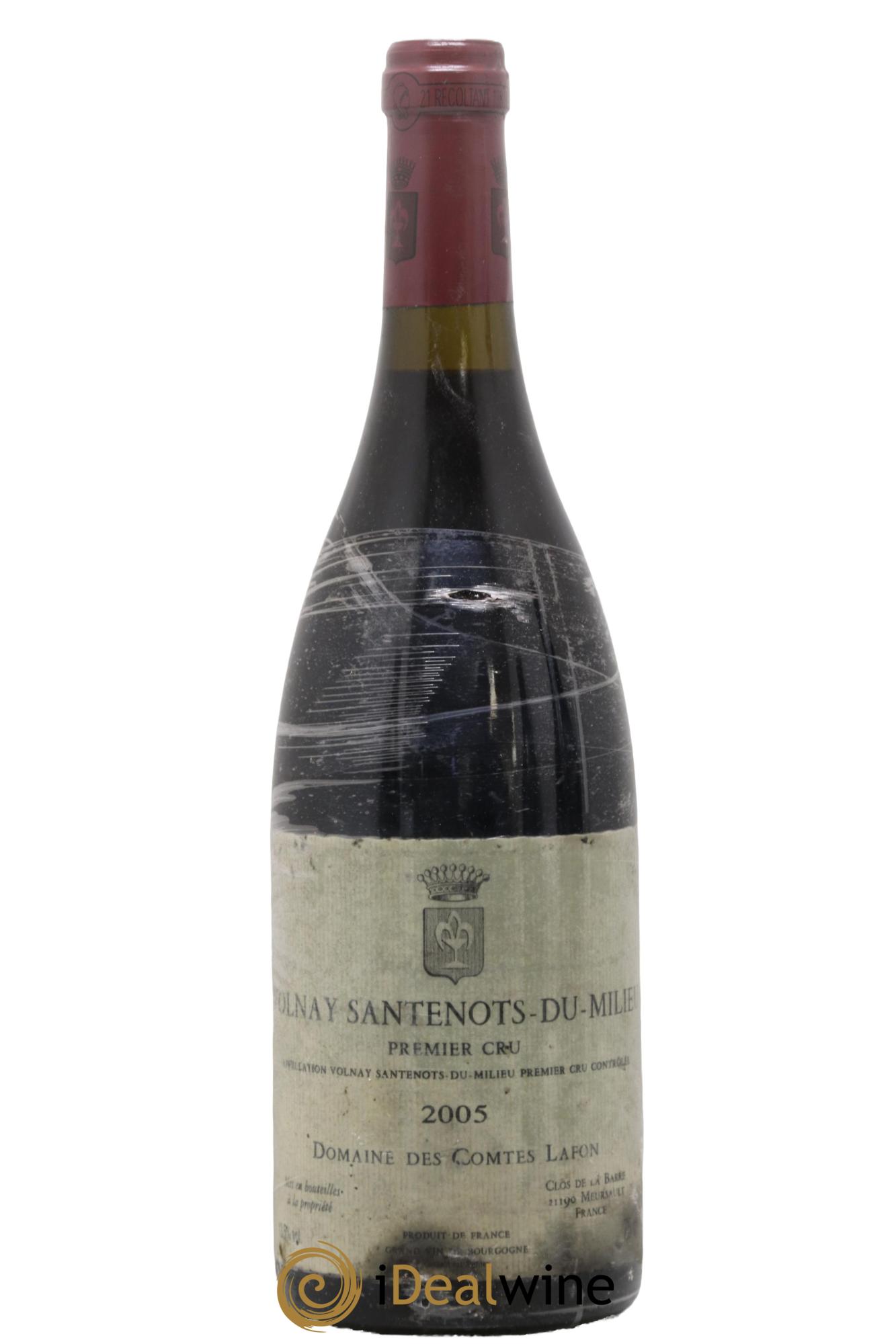 Volnay 1er Cru Santenots du Milieu Comtes Lafon (Domaine des) 2005 - Lotto di 1 bottiglia - 0