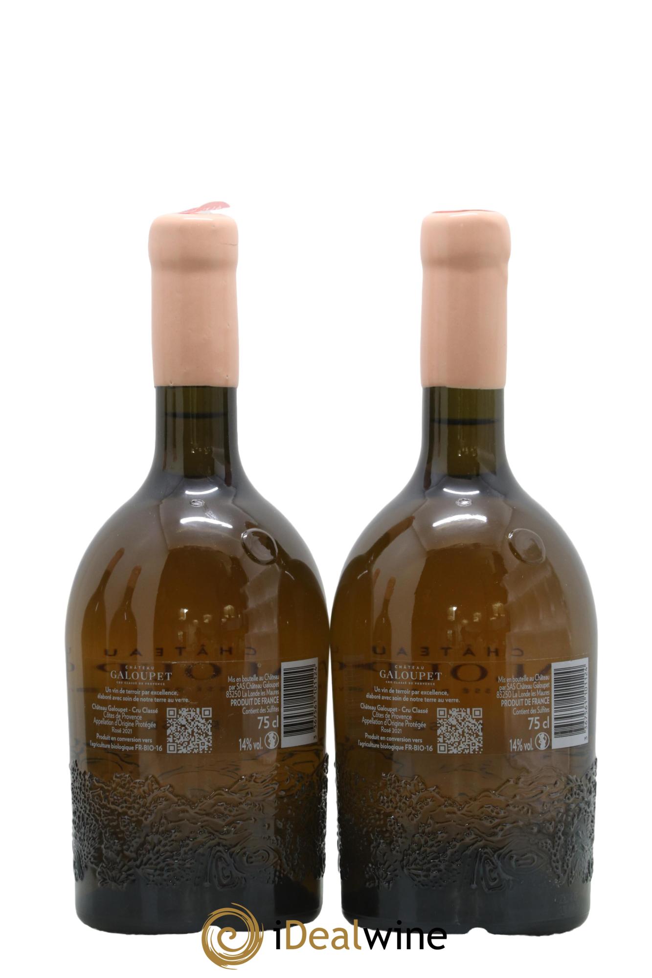 Côtes de Provence Cru Classé Château Galoupet 2021 - Lot of 2 bottles - 1