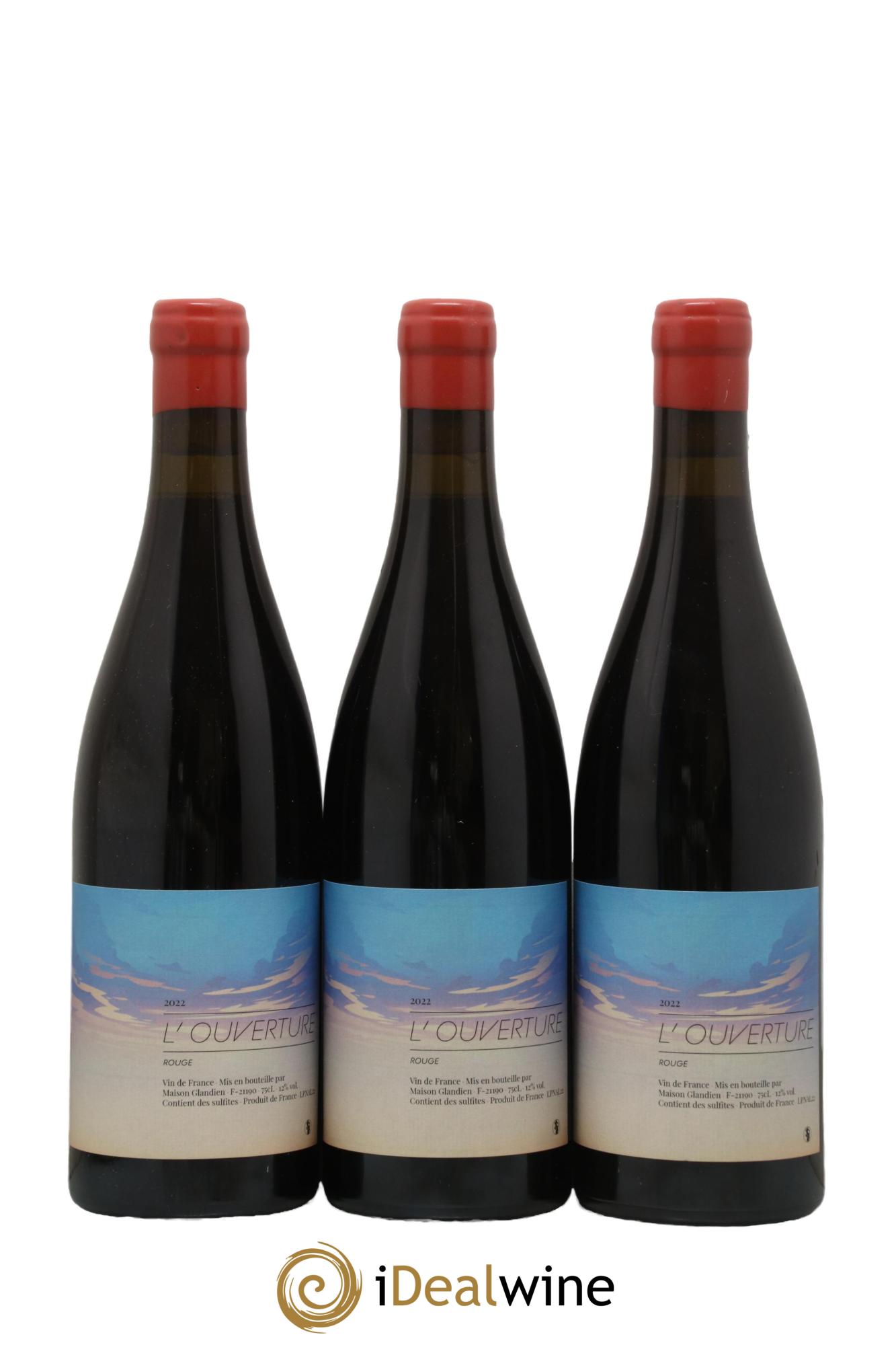 Vin de France L'Ouverture Maison Glandien 2022 - Lotto di 3 bottiglie - 0