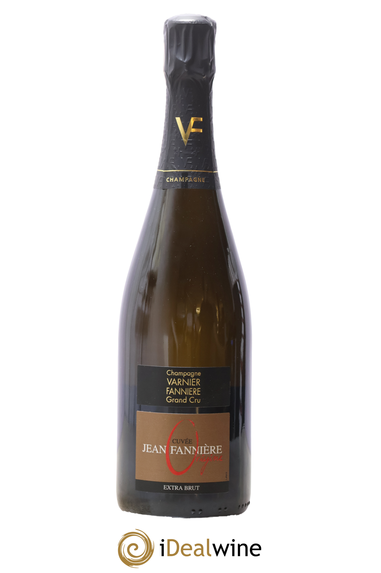 Champagne Grand Cru Extra-Brut Cuvée Jean Fannière Origine Varnier-Fannière - Lot de 1 bouteille - 0
