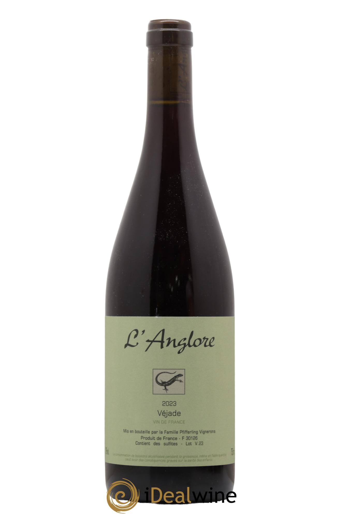 Vin de France Véjade L'Anglore 2023 - Lot de 1 bouteille - 0