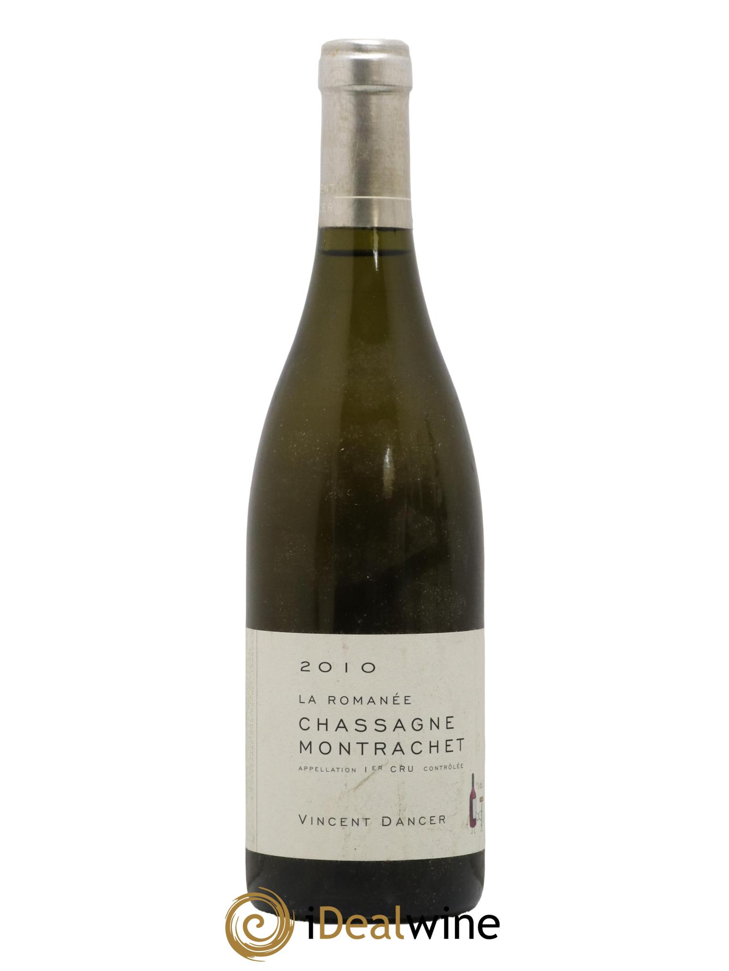 Chassagne-Montrachet 1er Cru La Romanée Vincent Dancer 2010 - Lot de 1 bouteille - 0