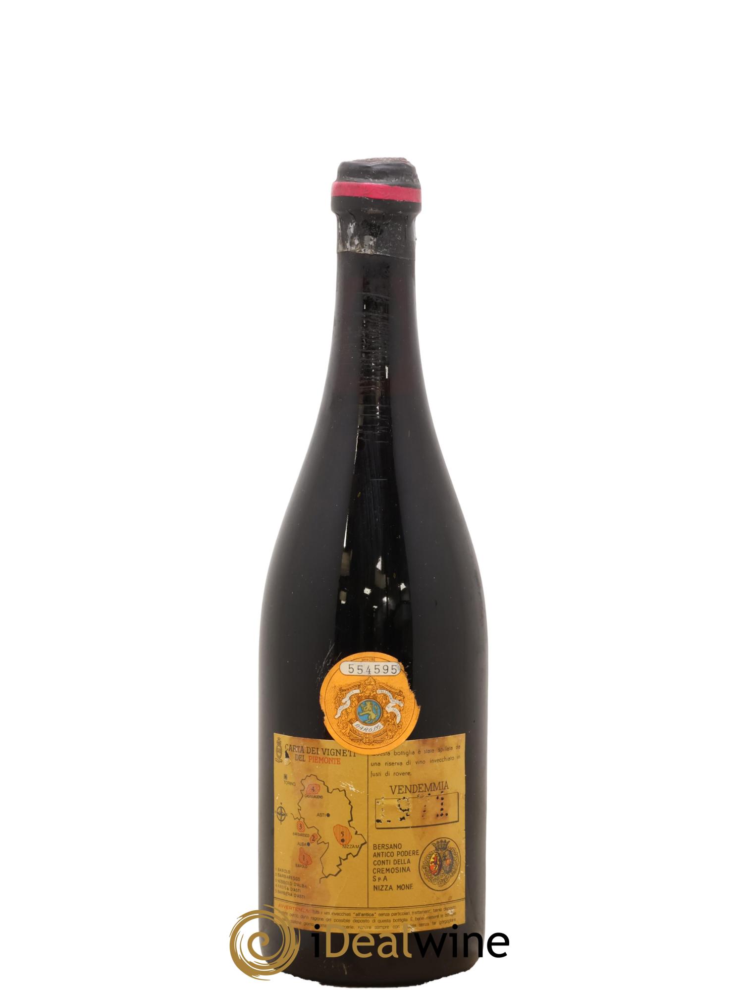 Barolo DOCG Riserva Bersano 1971 - Lot of 1 bottle - 1