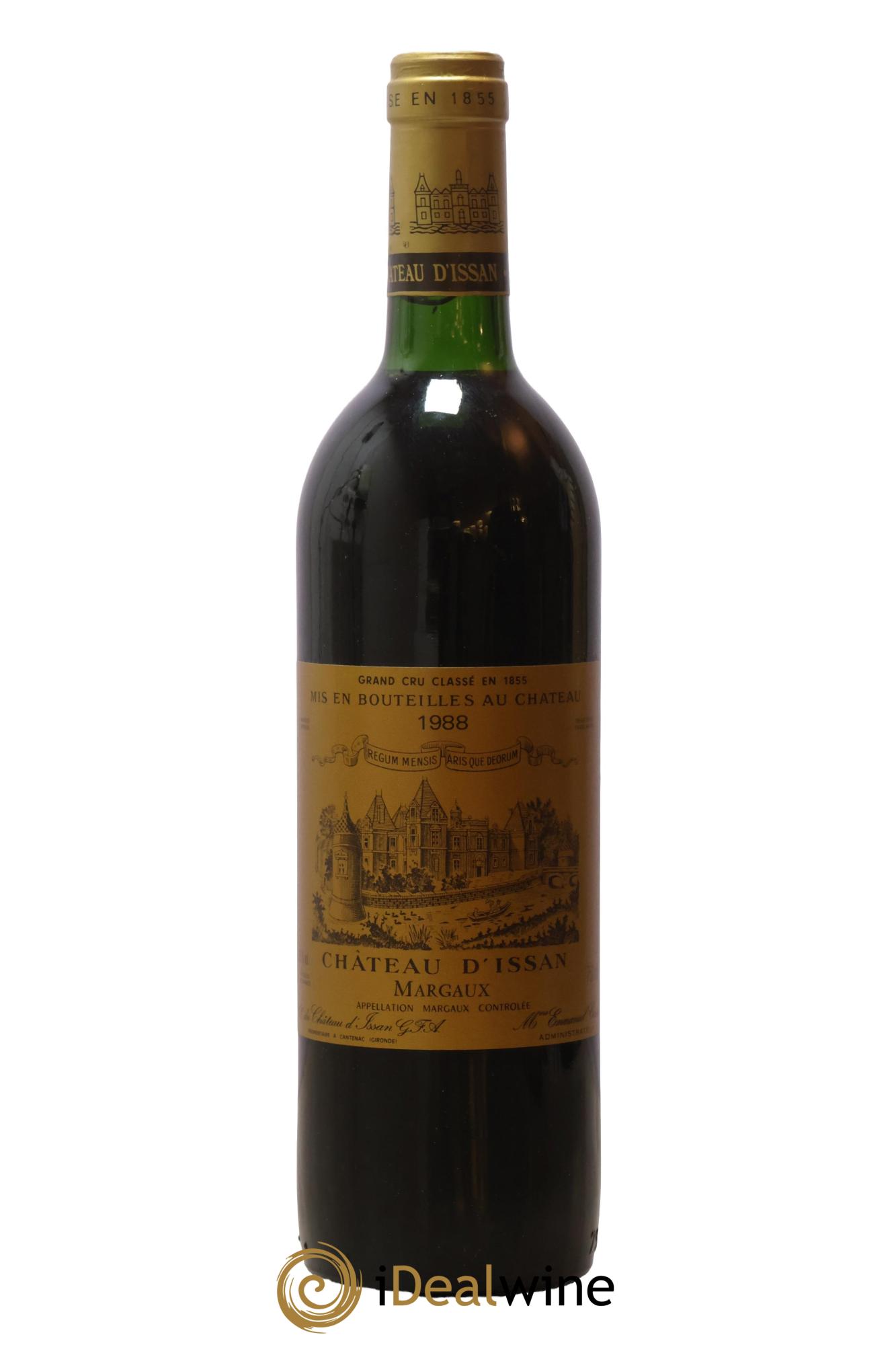 Château d'Issan 3ème Grand Cru Classé 1988 - Lot de 1 bouteille - 0