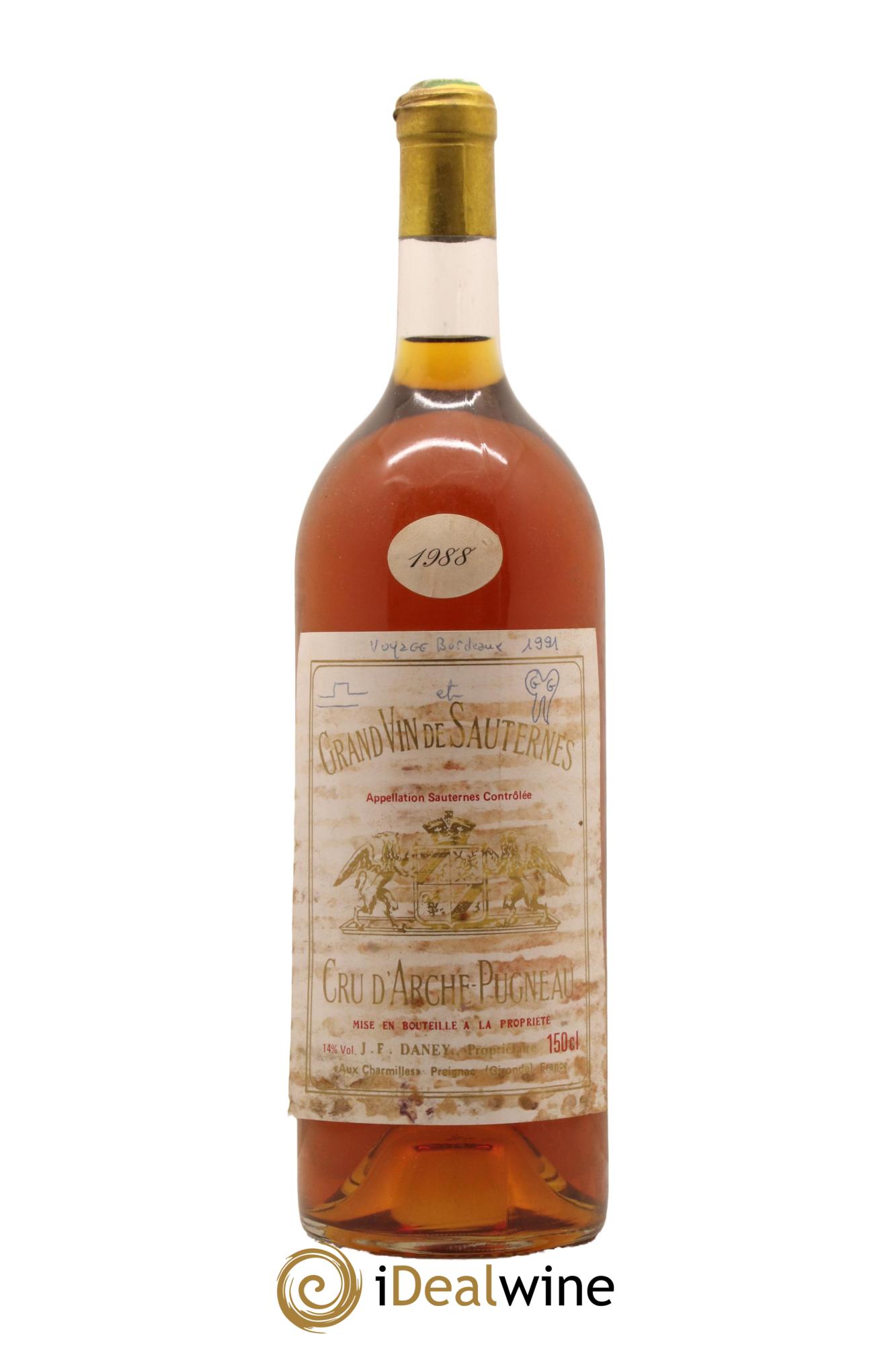 Cru d'Arche-Pugneau 1988 - Posten von 1 Magnum - 0