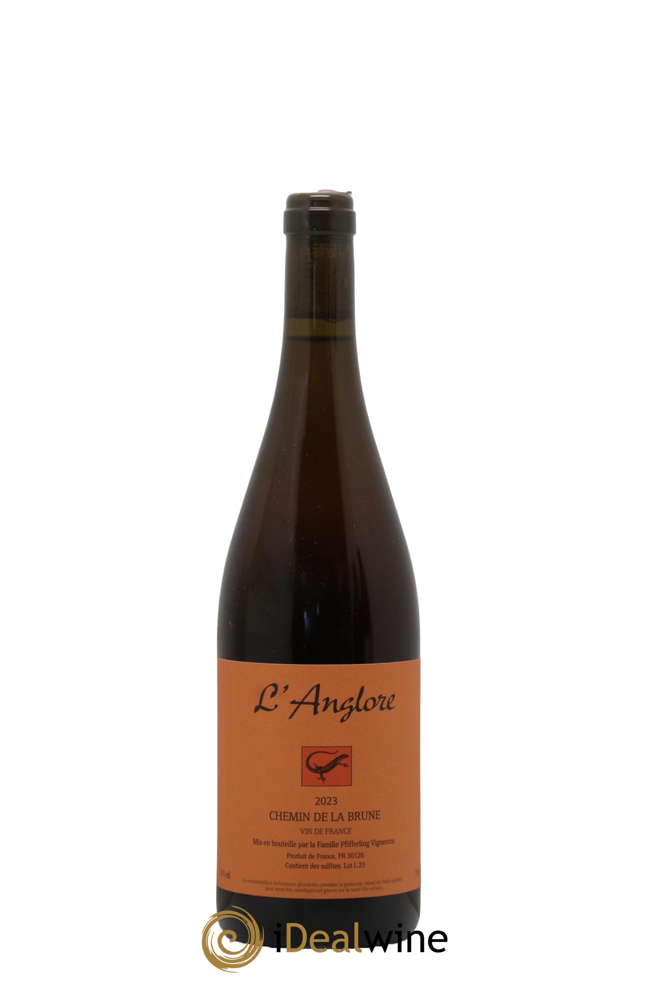 Vin de France Chemin de la brune L'Anglore 2023 - Lot de 1 bouteille - 0