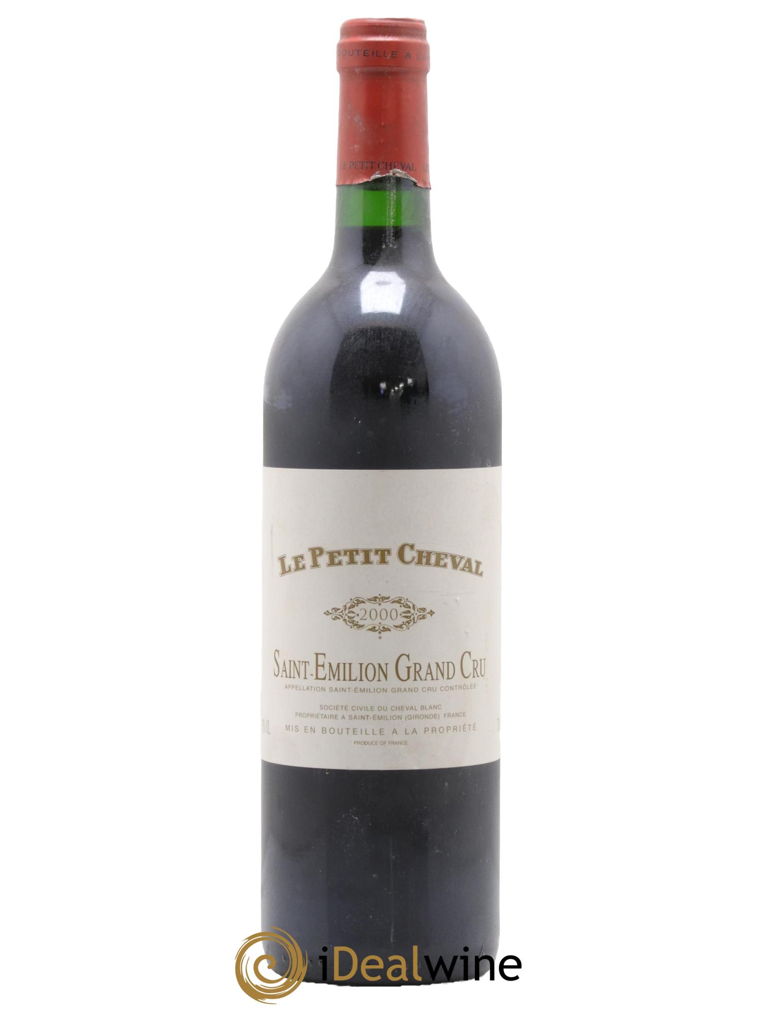 Le Petit Cheval Second Vin 2000 - Lot de 1 bouteille - 0