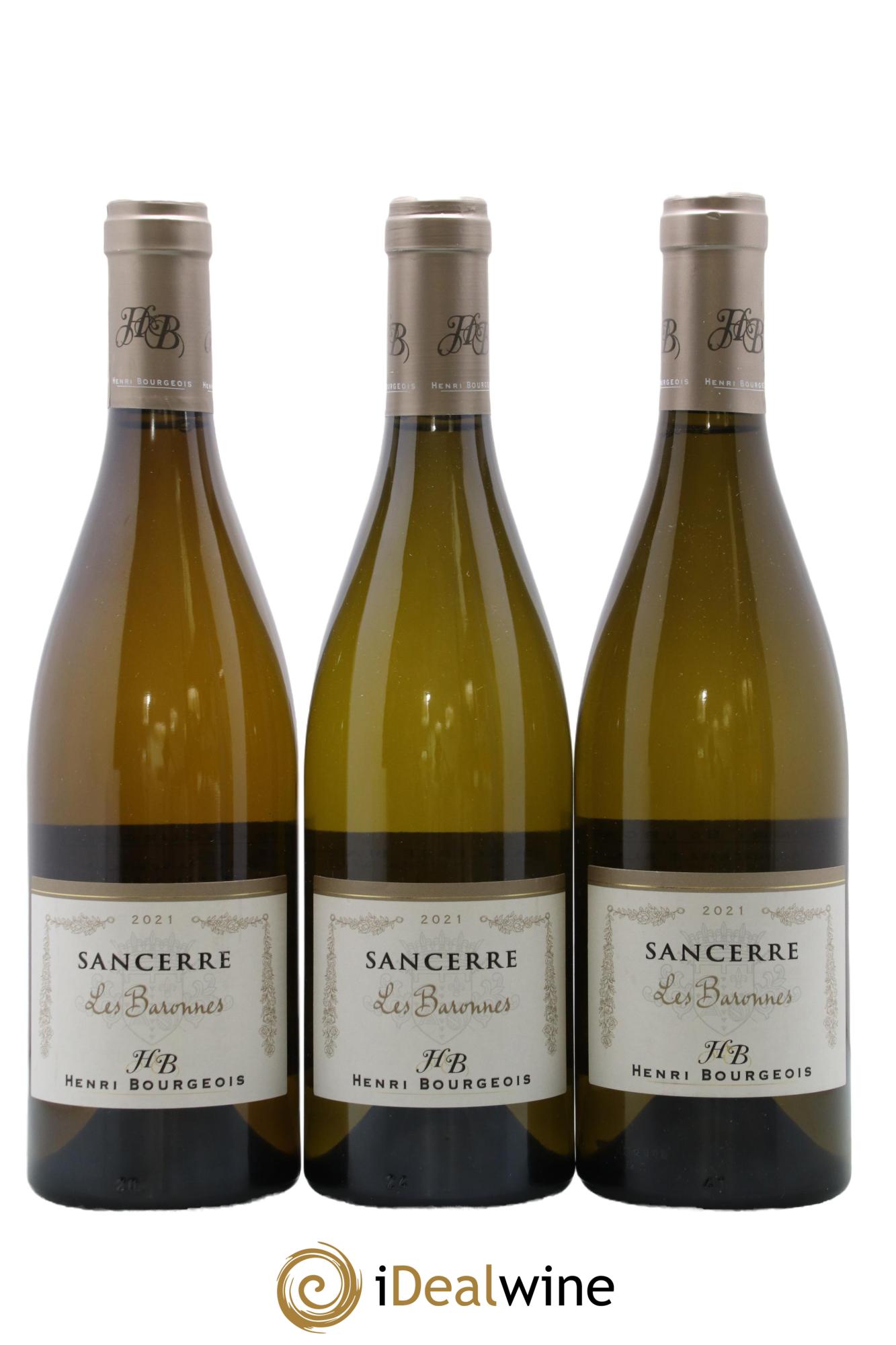 Sancerre Les Baronnes Henri Bourgeois 2021 - Lot de 3 bouteilles - 0