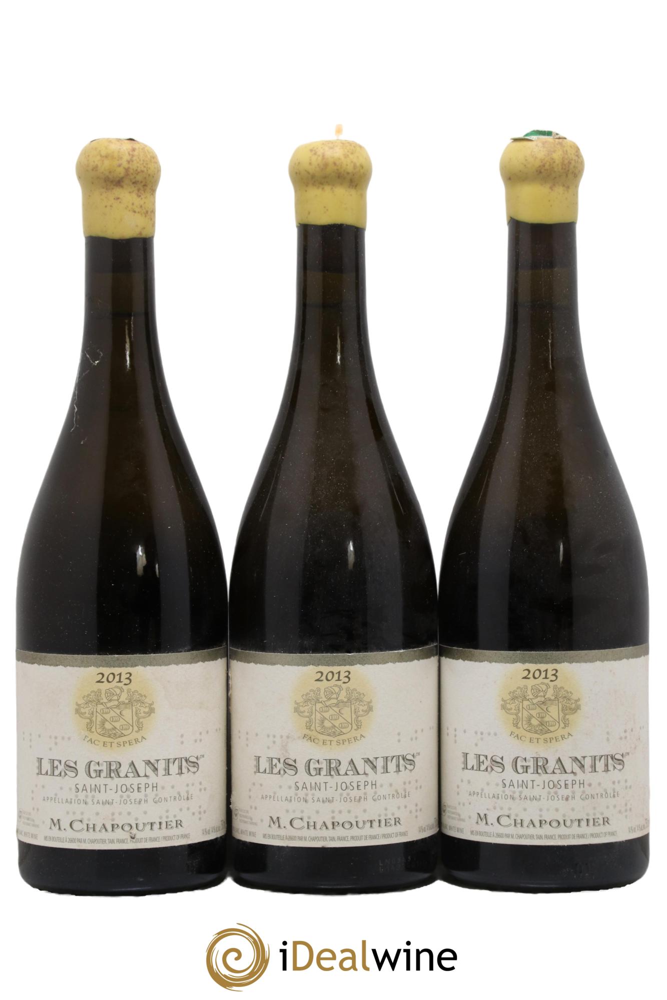 Saint-Joseph Les Granits Chapoutier 2013 - Lot de 3 bouteilles - 0