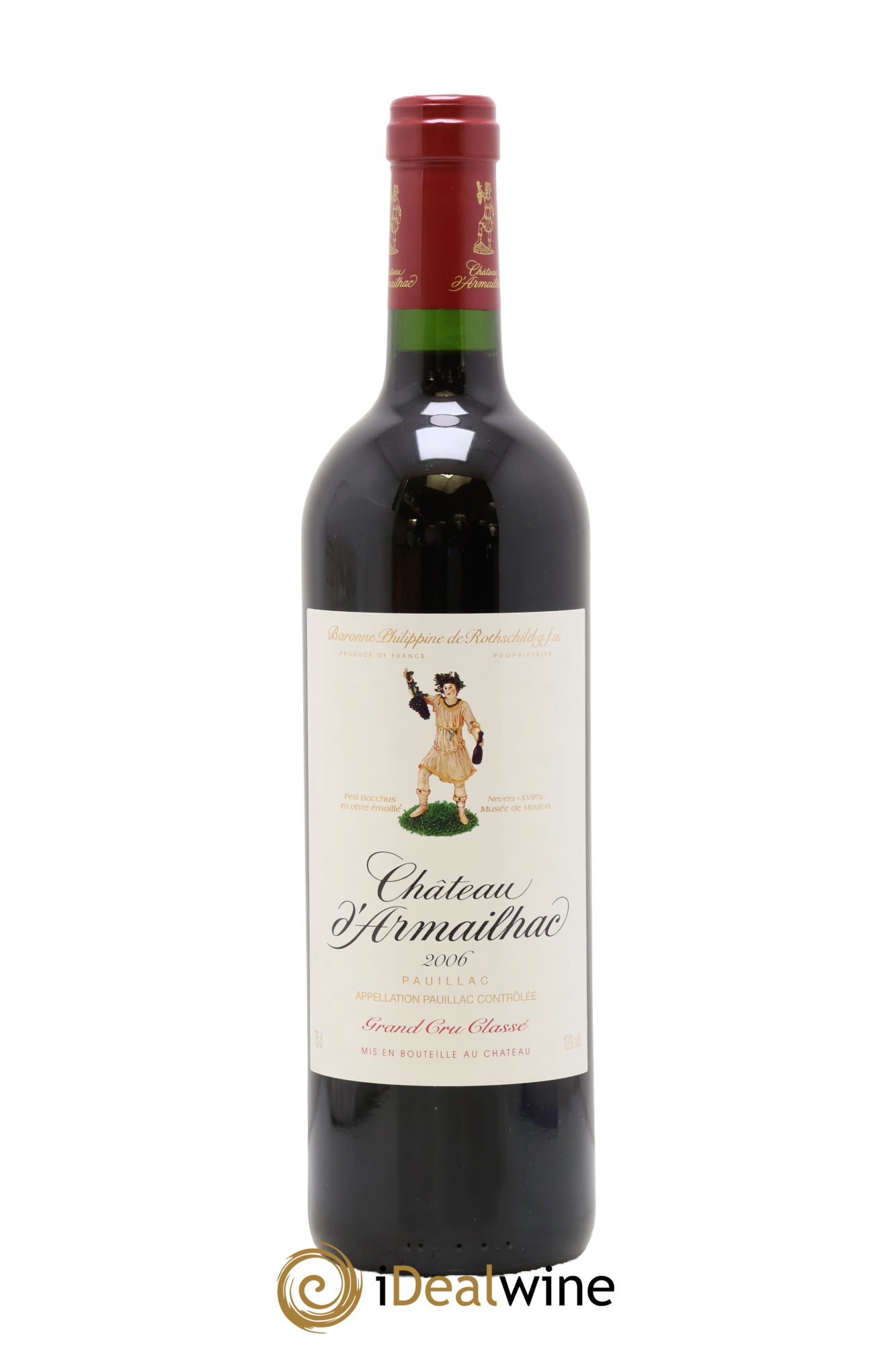 Château d' Armailhac - Mouton Baron(ne) Philippe 5ème Grand Cru Classé 2006 - Lotto di 1 bottiglia - 0