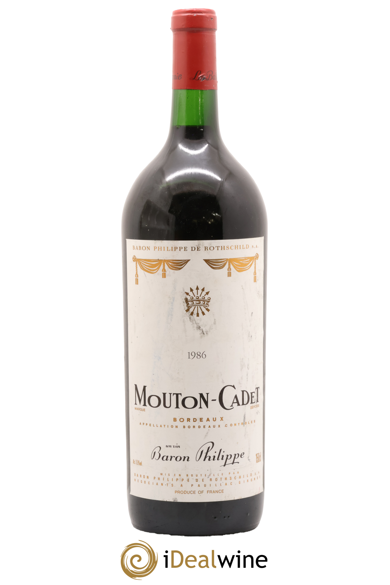 Château Mouton Cadet 1986 - Lot de 1 magnum - 0