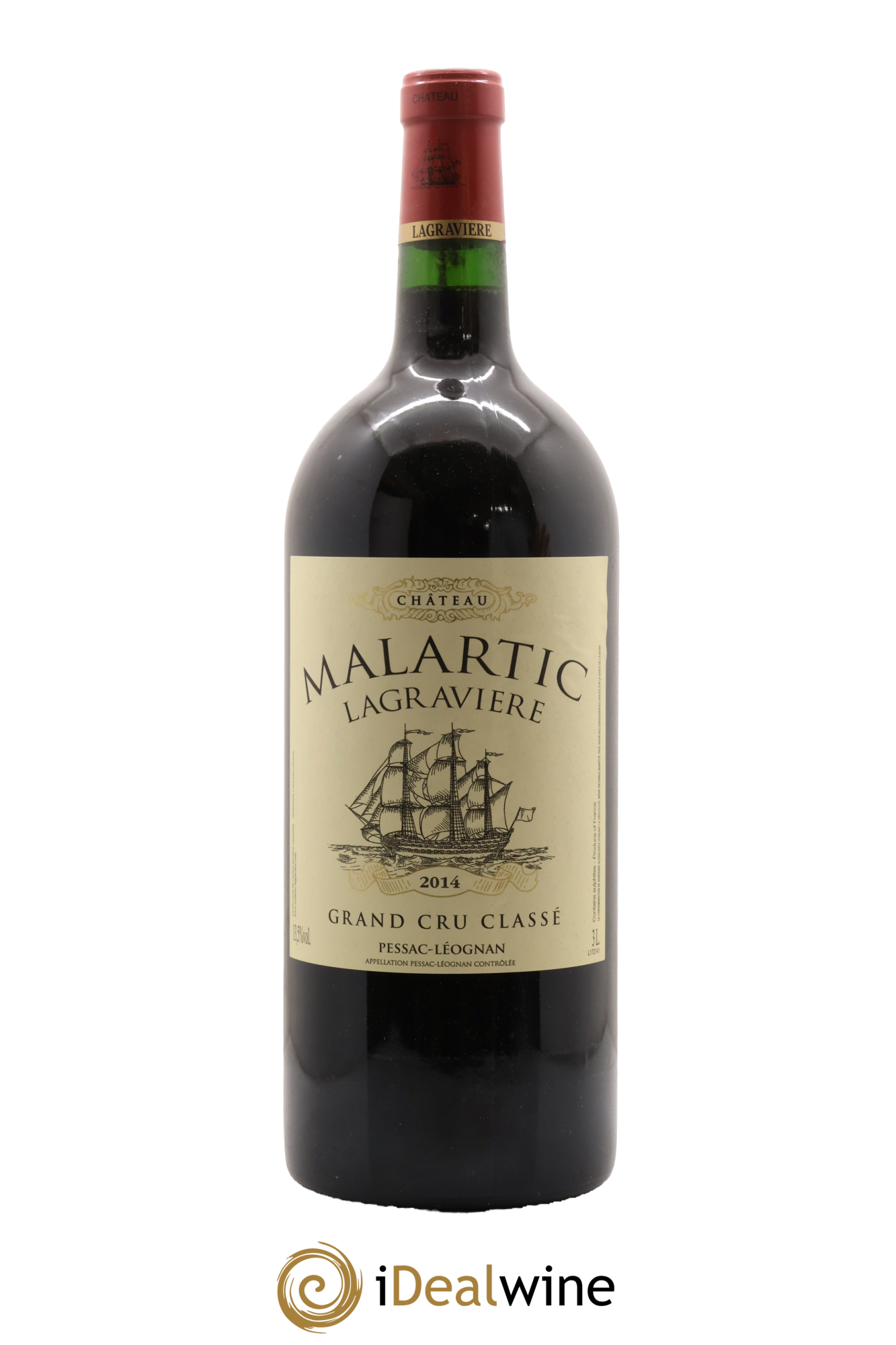 Château Malartic-Lagravière Cru Classé de Graves 2014 - Lot de 1 double magnum - 1
