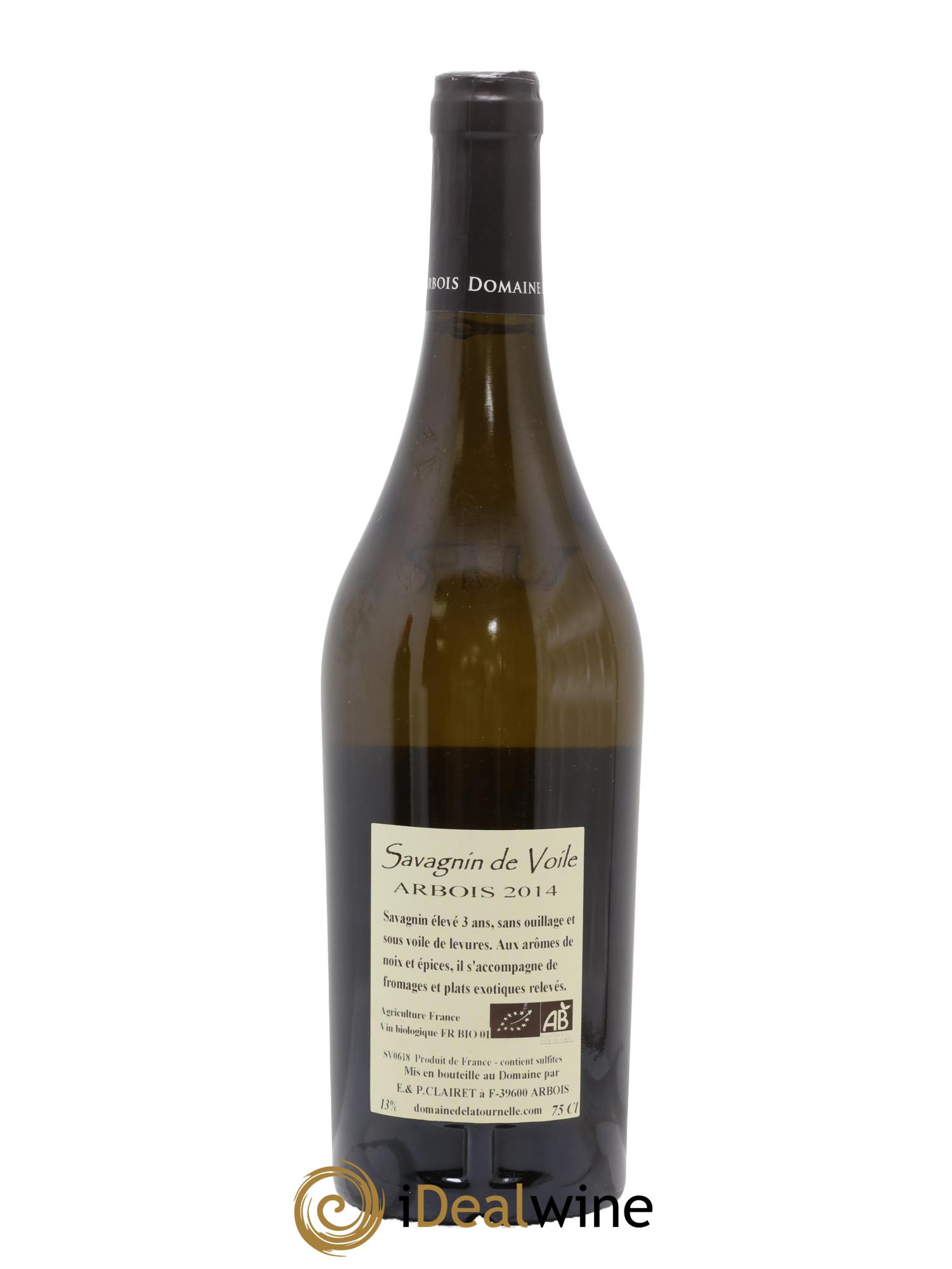 Arbois Savagnin de Voile Domaine de la Tournelle 2014 - Lot de 1 bouteille - 1