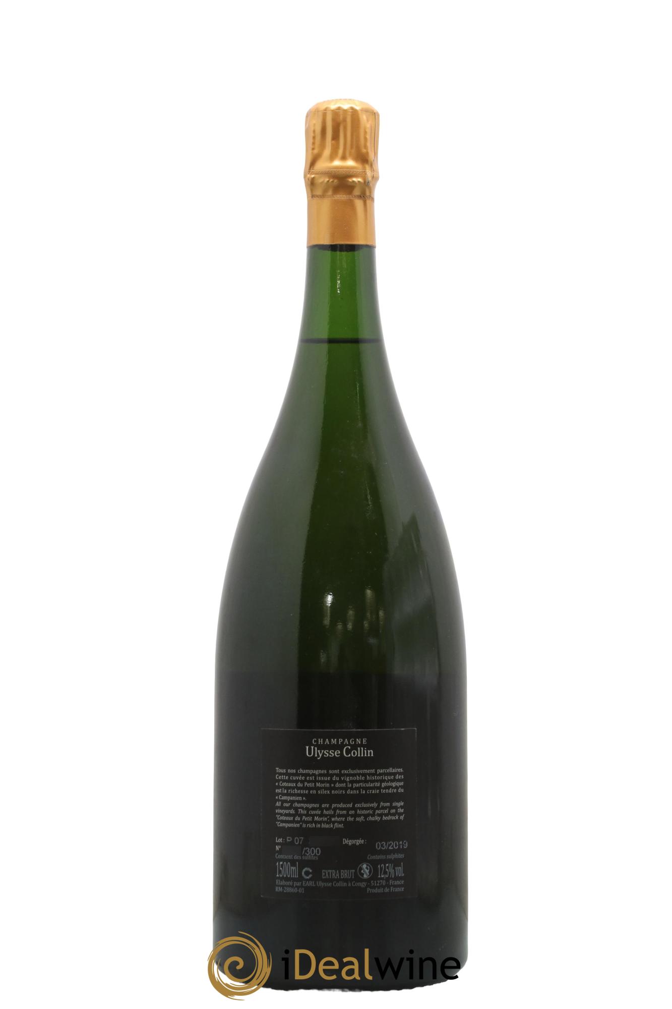 Les Pierrières Blancs de Blancs Extra-Brut Ulysse Collin - Lot of 1 magnum - 1