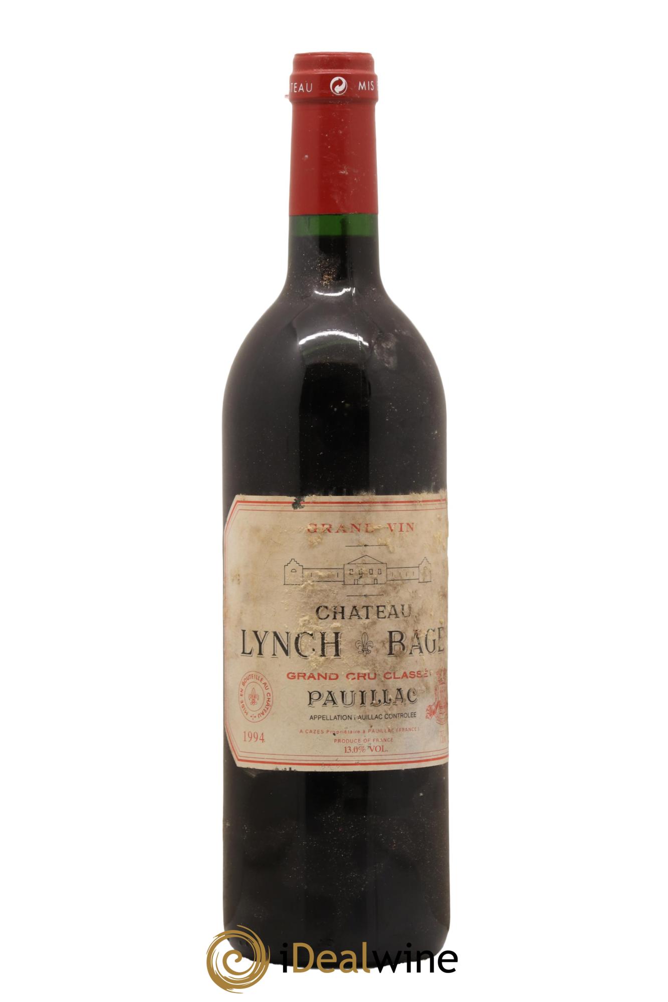 Château Lynch Bages 5ème Grand Cru Classé 1994 - Lot de 1 bouteille - 0