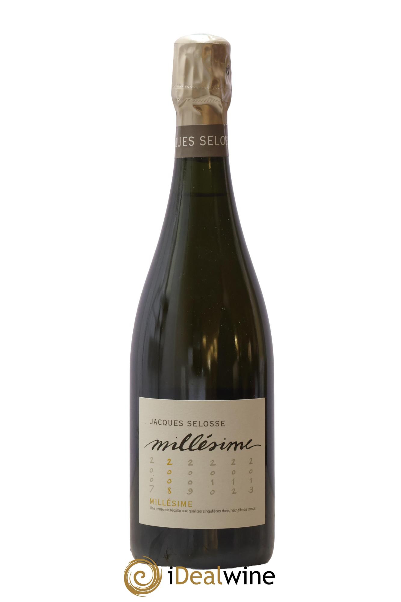 1er Cru Millésimé Extra-Brut Jacques Selosse 2008 - Lot de 1 bouteille - 0